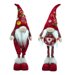 VESTIAMO CASA GRAN NATALE - Gnomo Natalizio Rosso h60 cm - Decorazione natalizia