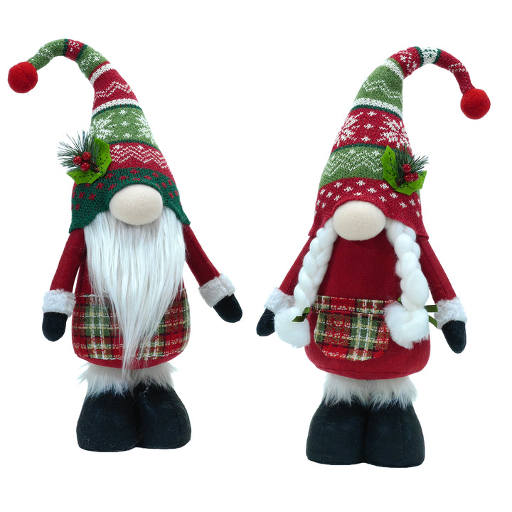 VESTIAMO CASA GRAN NATALE - Gnomo Natalizio h60 cm - Decorazione natalizia