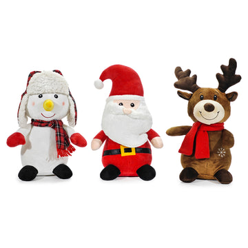 Peluche Feisty Pets Ebenezer Il Babbo Natale Orso – 8 Pollici, William Mark, Natale - Foto 5