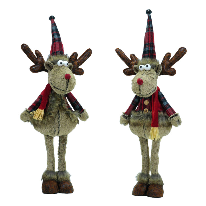 VESTIAMO CASA GRAN NATALE - Renna Natalizia h70 cm - Decorazione natalizia