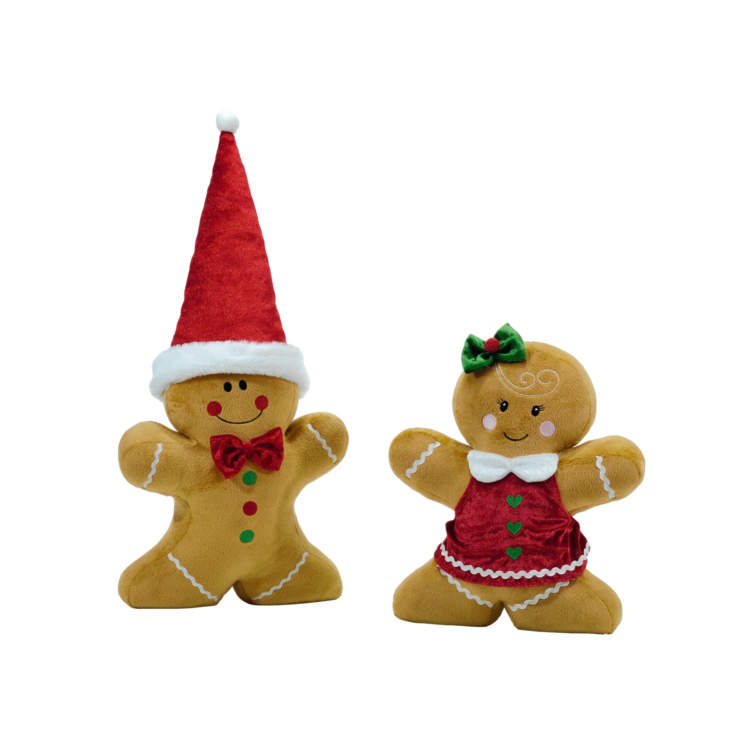 VESTIAMO CASA GRAN NATALE - Omino Pan di Zenzero Natalizio Decorativo h30 cm