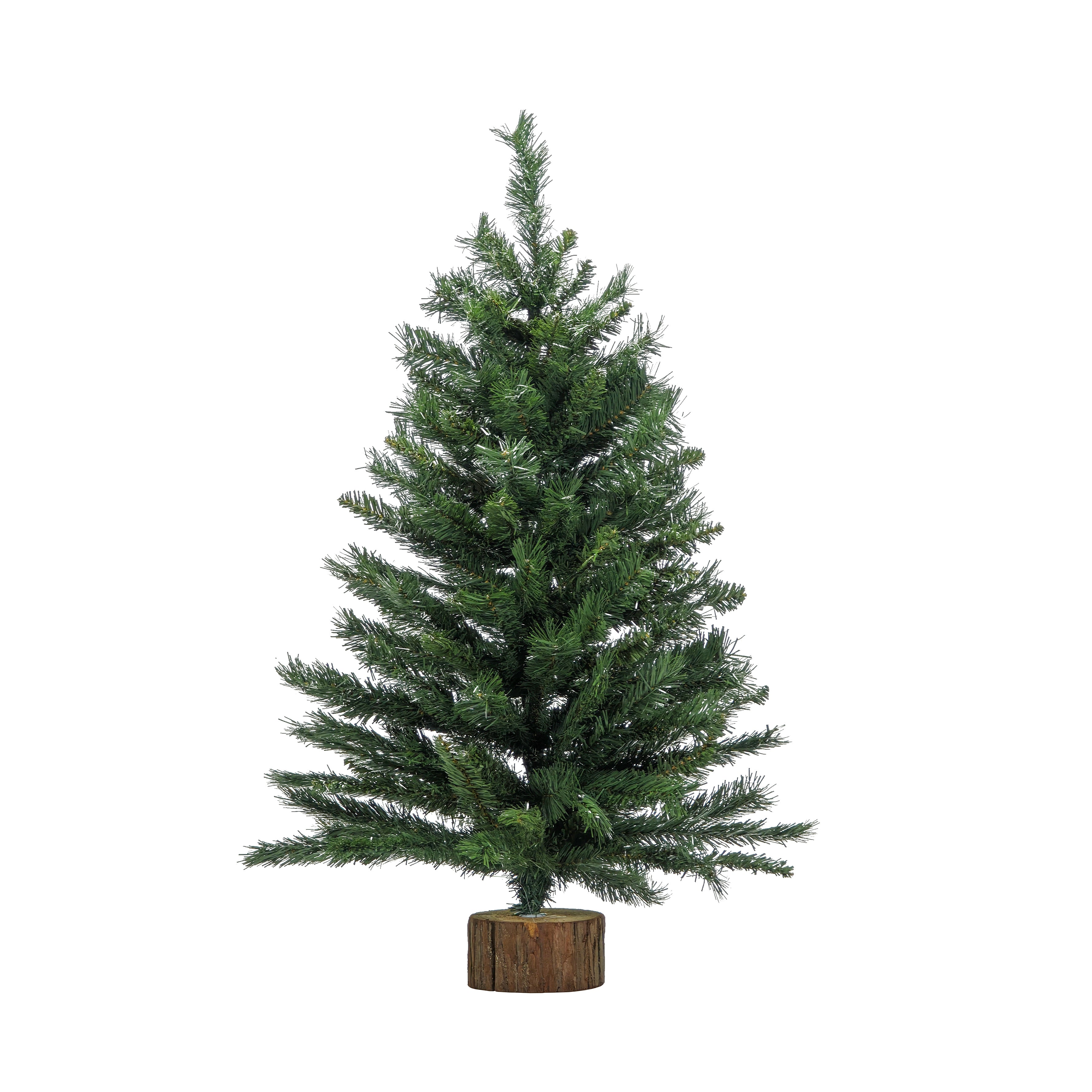VESTIAMO CASA GRAN NATALE - Albero di Natale Artificiale con Base in Legno h90 cm