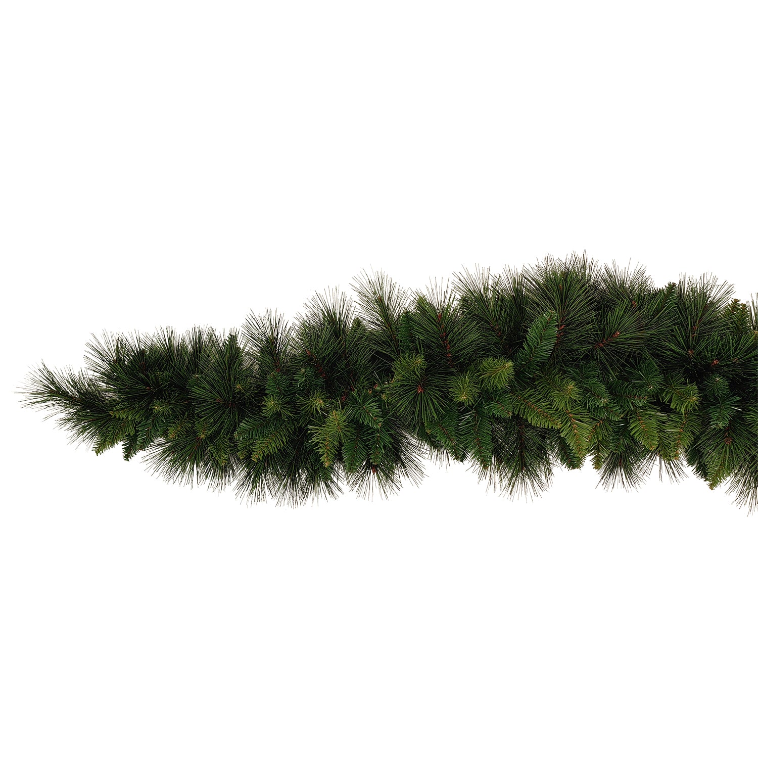 VESTIAMO CASA GRAN NATALE - Ghirlanda Natalizia Artificiale Effetto Pino Verde 230 rami - Lunghezza 180 cm