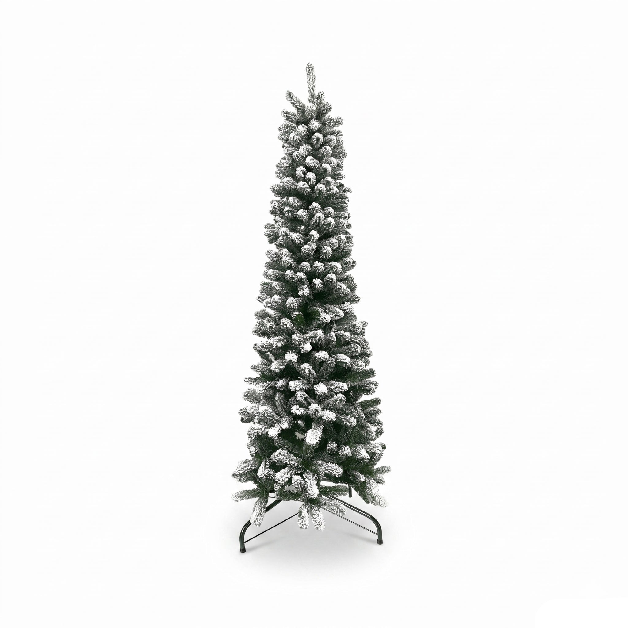 VESTIAMO CASA GRAN NATALE - Albero di Natale Artificiale Slim Aspen Innevato - h150 cm diametro alla base 56 cm