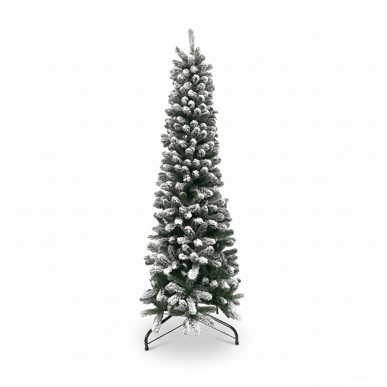 VESTIAMO CASA GRAN NATALE - Albero di Natale Artificiale Slim Aspen Innevato - h180 cm diametro alla base 66 cm