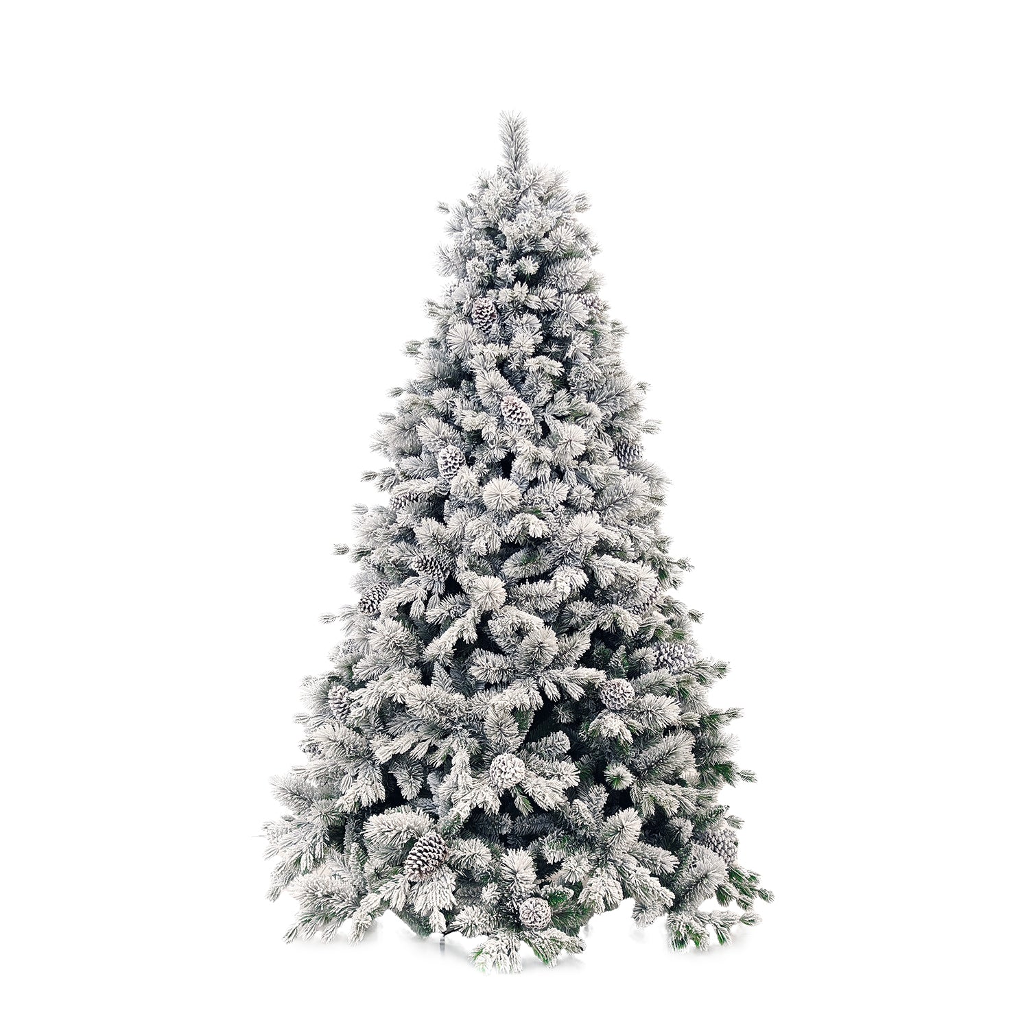 VESTIAMO CASA GRAN NATALE - Albero di Natale Innevato Monte Pamir - h180 cm diametro alla base 129 cm