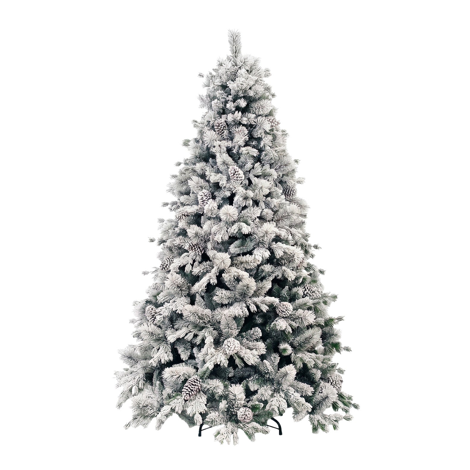 VESTIAMO CASA GRAN NATALE - Albero di Natale Artificiale Innevato Monte Pamir - h210 cm diametro alla base 148 cm