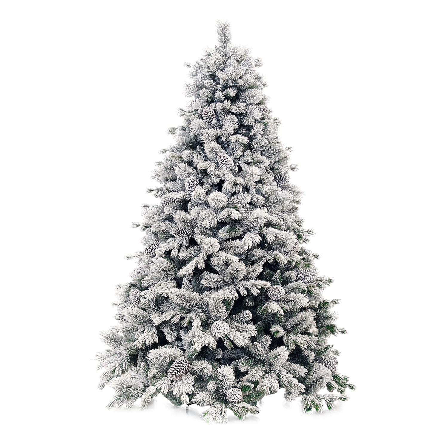 VESTIAMO CASA GRAN NATALE - Albero di Natale Innevato Monte Pamir - h230 cm diametro alla base 156 cm