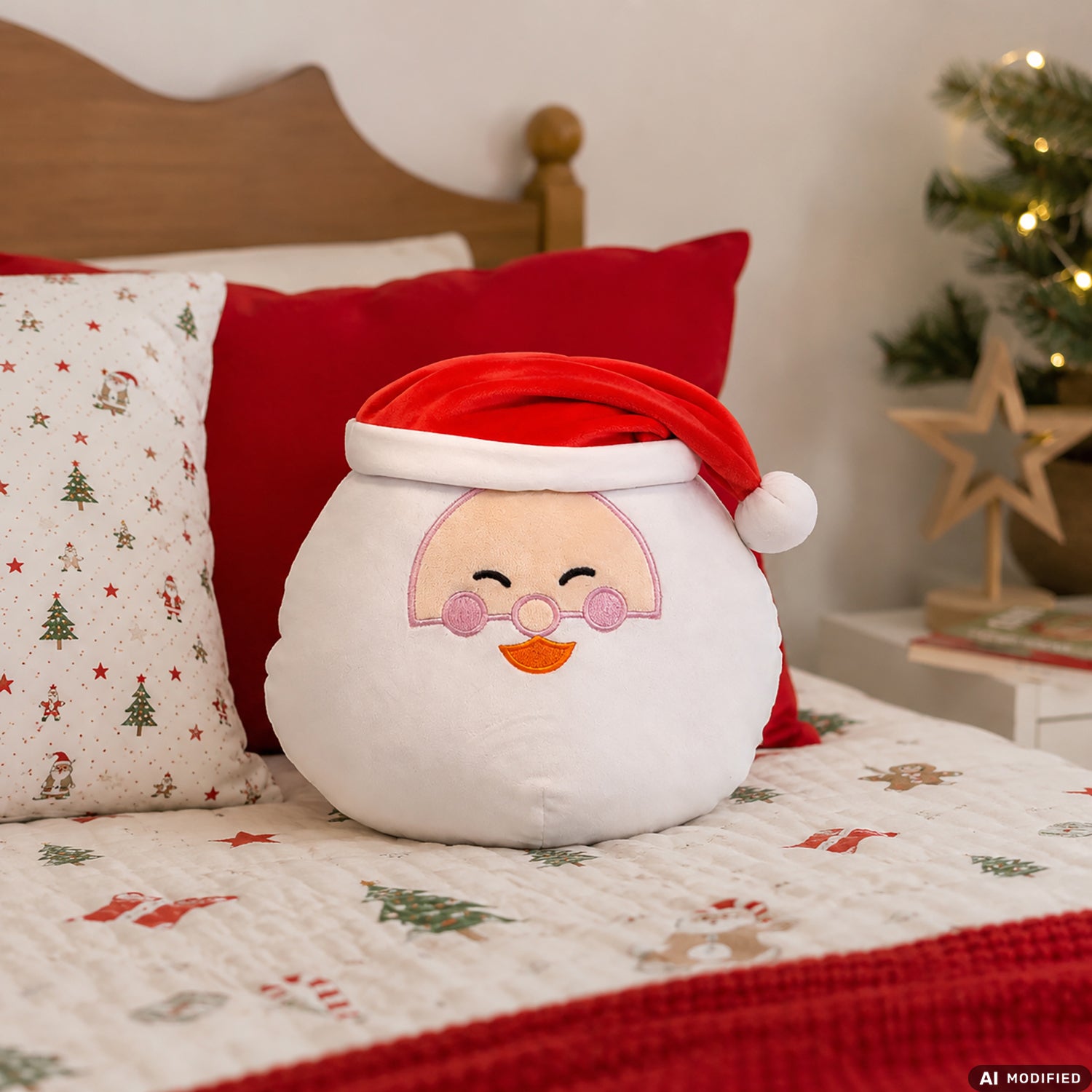 VESTIAMO CASA GRAN NATALE - Cuscino Personaggio Natalizio h25 cm