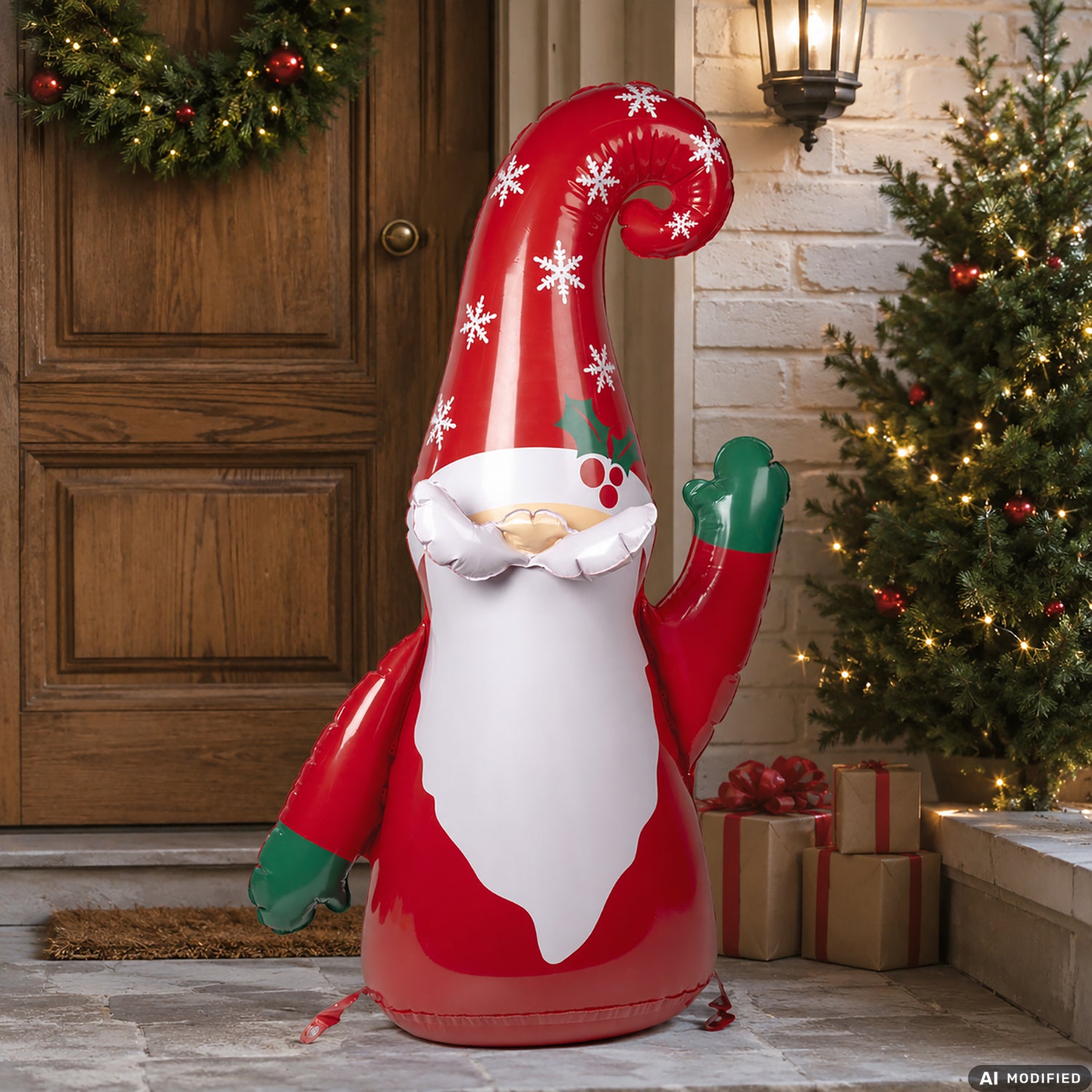 VESTIAMO CASA GRAN NATALE - Gnomo Natalizio Gonfiabile h106 cm