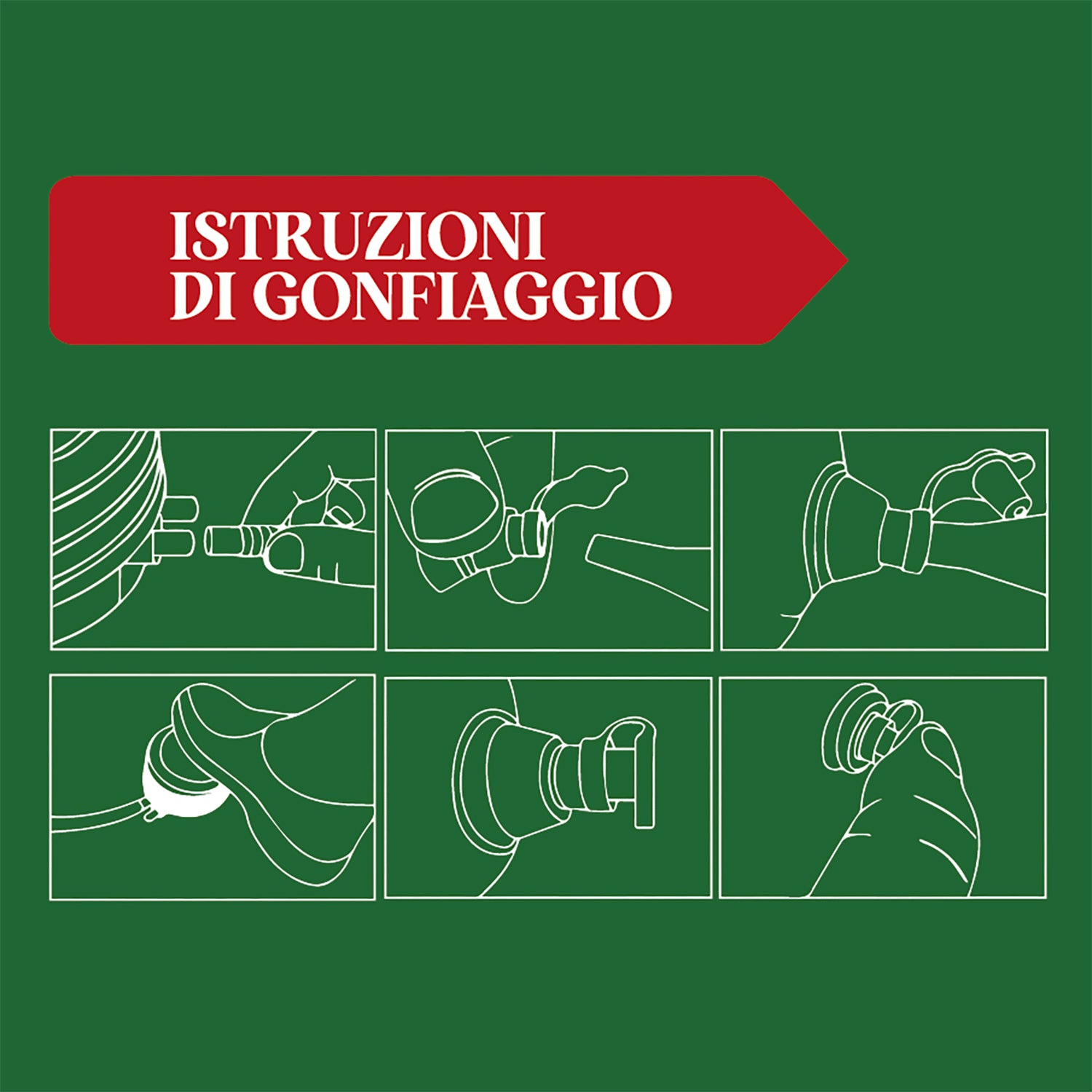 VESTIAMO CASA GRAN NATALE - Gnomo Natalizio Gonfiabile h106 cm