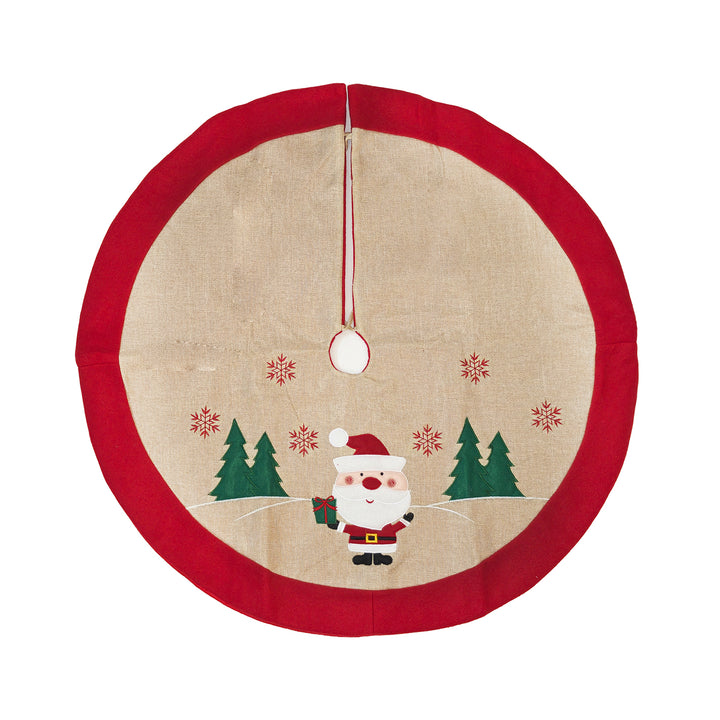 VESTIAMO CASA GRAN NATALE - Copribase Albero Natale Personaggio Natalizio diametro 90 cm