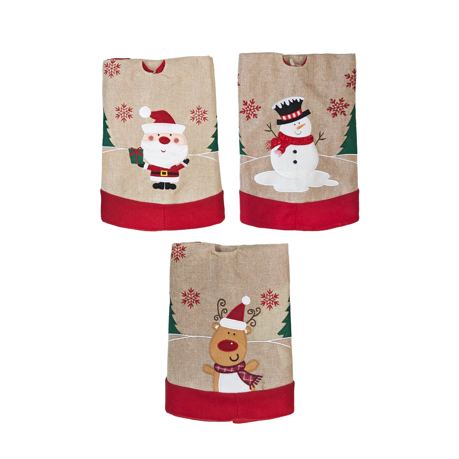 VESTIAMO CASA GRAN NATALE - Copribase Albero Natale Personaggio Natalizio diametro 90 cm