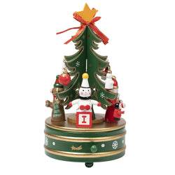 VESTIAMO CASA GRAN NATALE - Carillon Albero Natalizio h21 cm diametro 10,5 cm