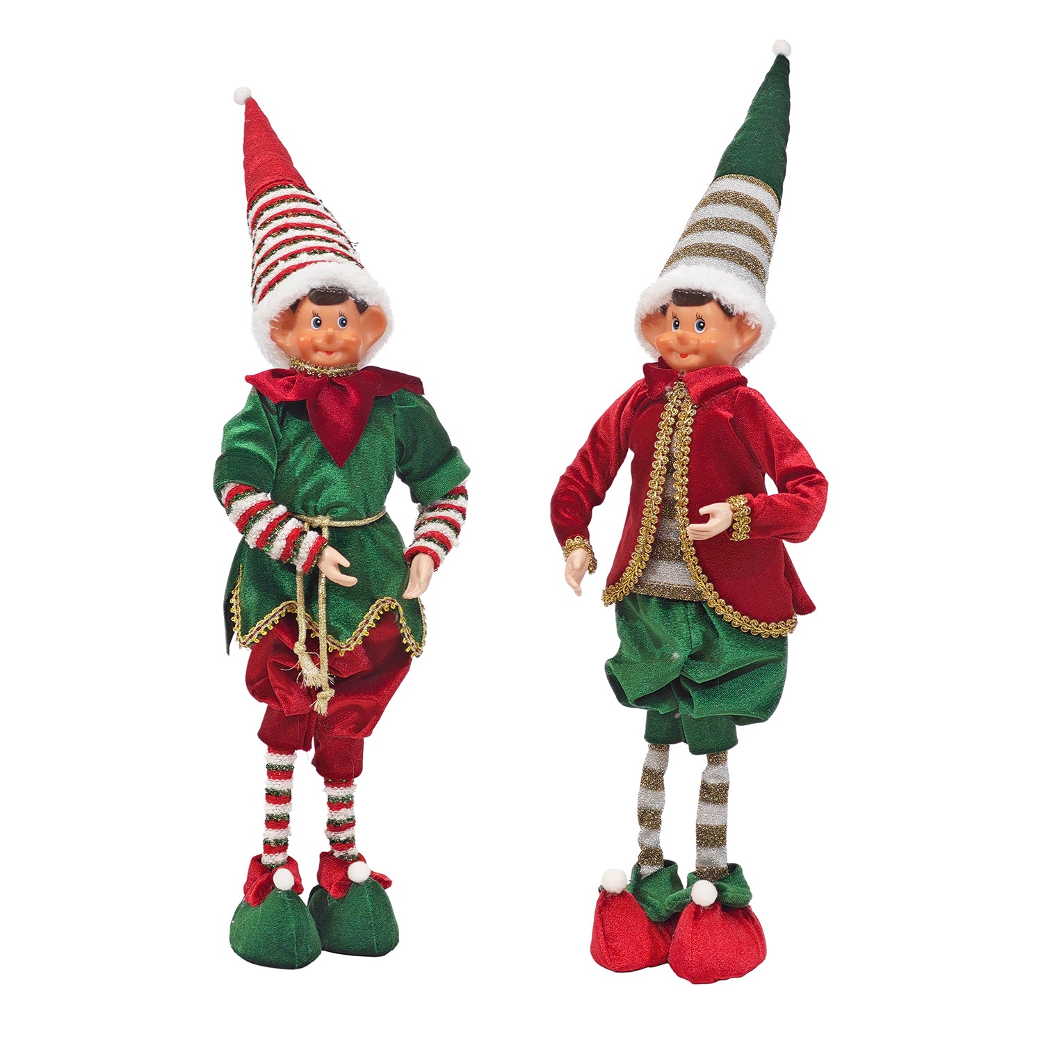 VESTIAMO CASA GRAN NATALE - Elfo Natalizio Decorativo h62 cm