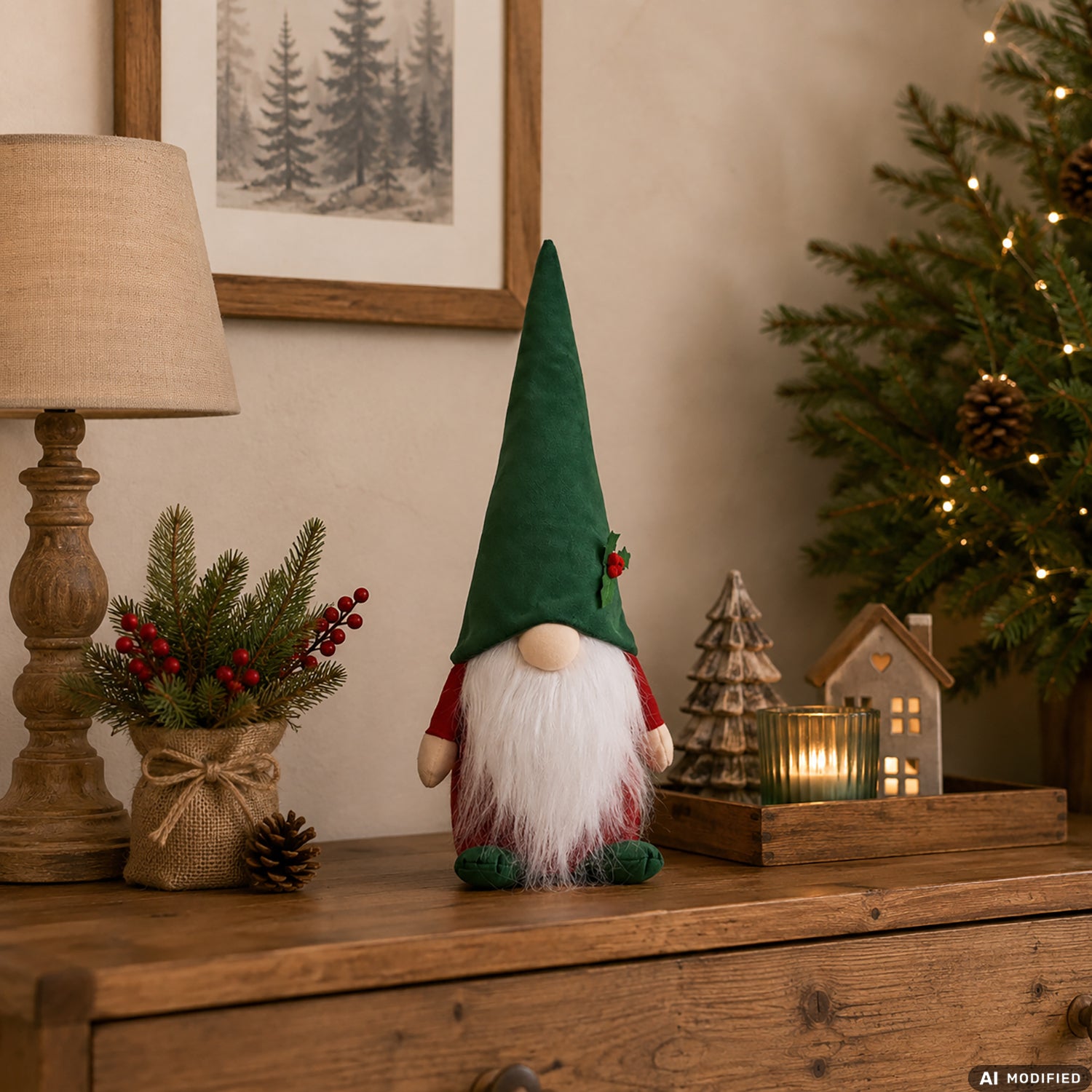 VESTIAMO CASA GRAN NATALE - Gnomo Natalizio Decorativo h48 cm