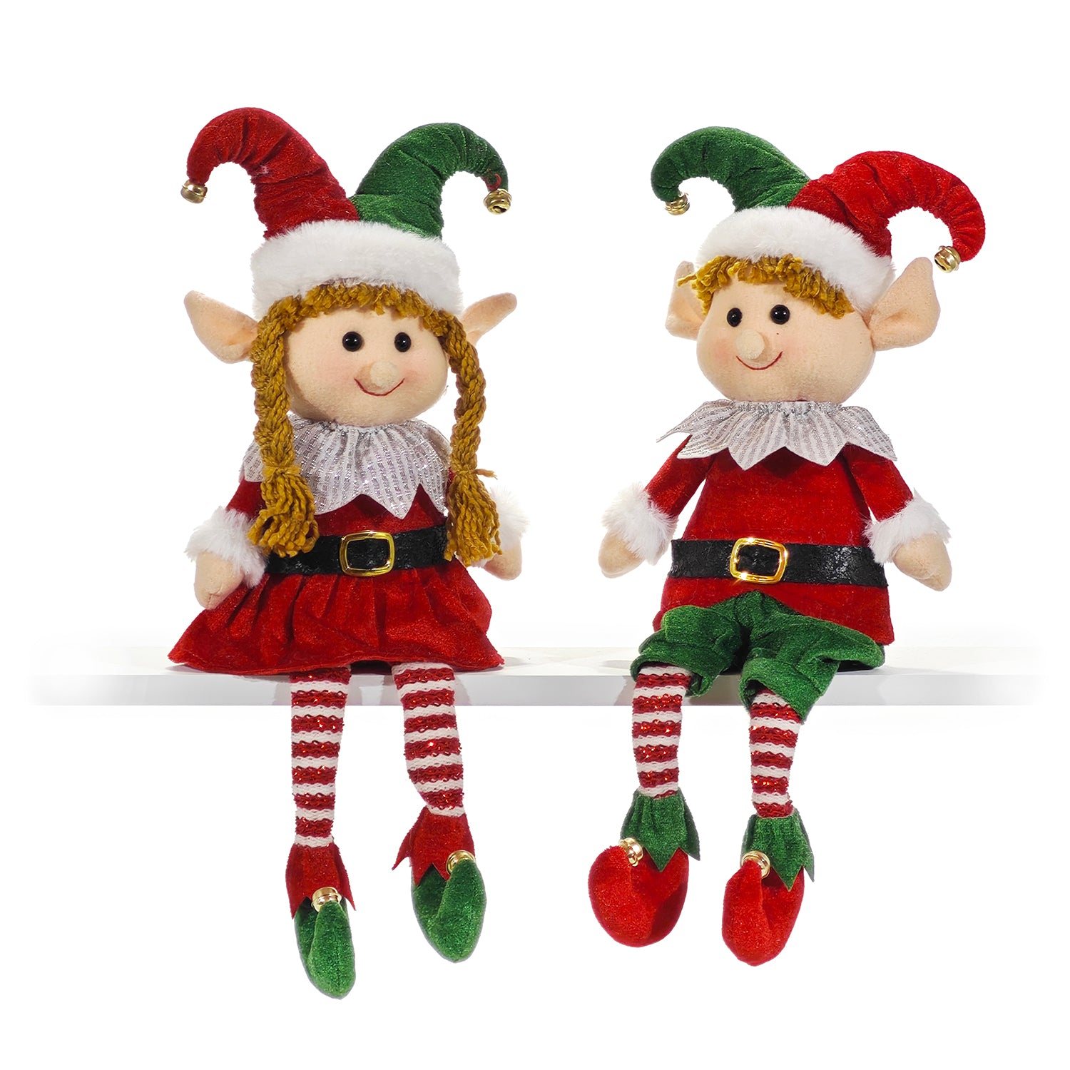 VESTIAMO CASA GRAN NATALE - Elfo Natalizio Seduto h52 cm