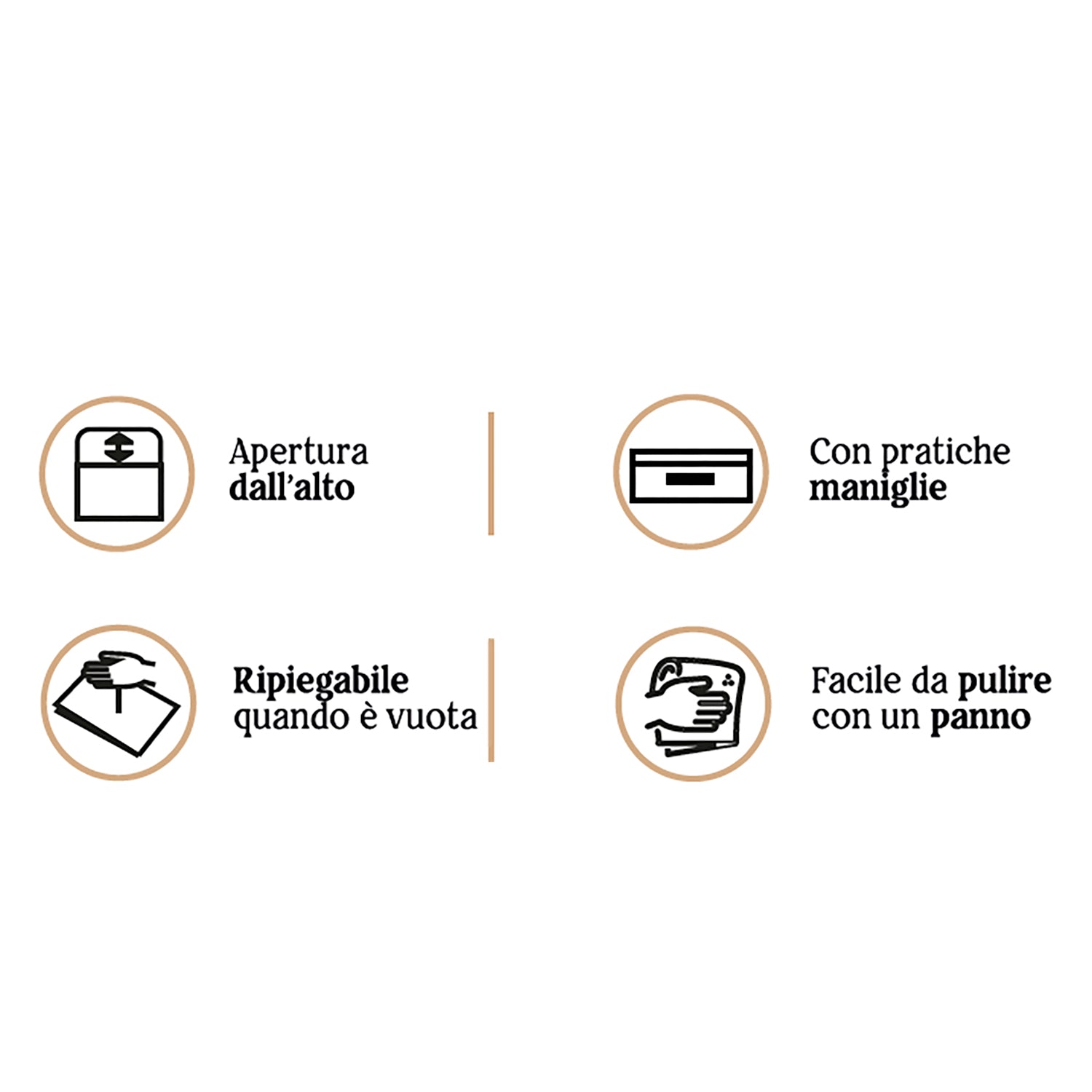 VESTIAMO CASA GRAN NATALE - Scatola Salvaspazio Natalizia - h25x40x27 cm