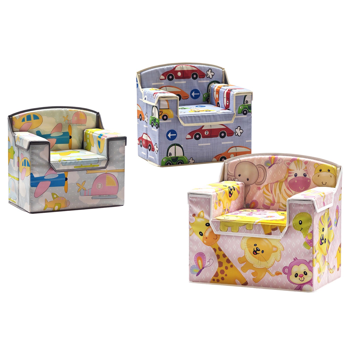 VESTIAMO CASA - Poltrona Contenitore Linea Baby Cute - h42x45x29 cm