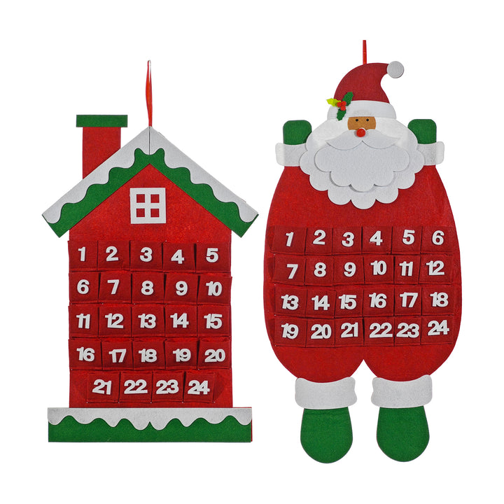 VESTIAMO CASA GRAN NATALE - Calendario dell'Avvento h68 cm