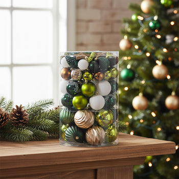 Red Co. Set Di 2 Contenitori Decorativi In Legno: Cassette Rustiche Con Scritta Merry Christmas. Ideali Per Regali Natalizi, Decorazione Casa E Organizzazione. Colori Bianco E Verde. - 2