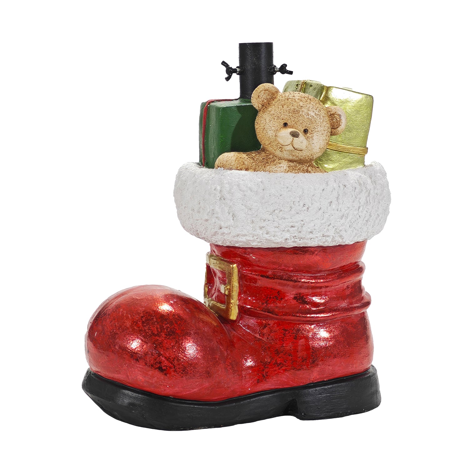VESTIAMO CASA GRAN NATALE - Base Albero Stivale di Babbo Natale h46x36x22 cm