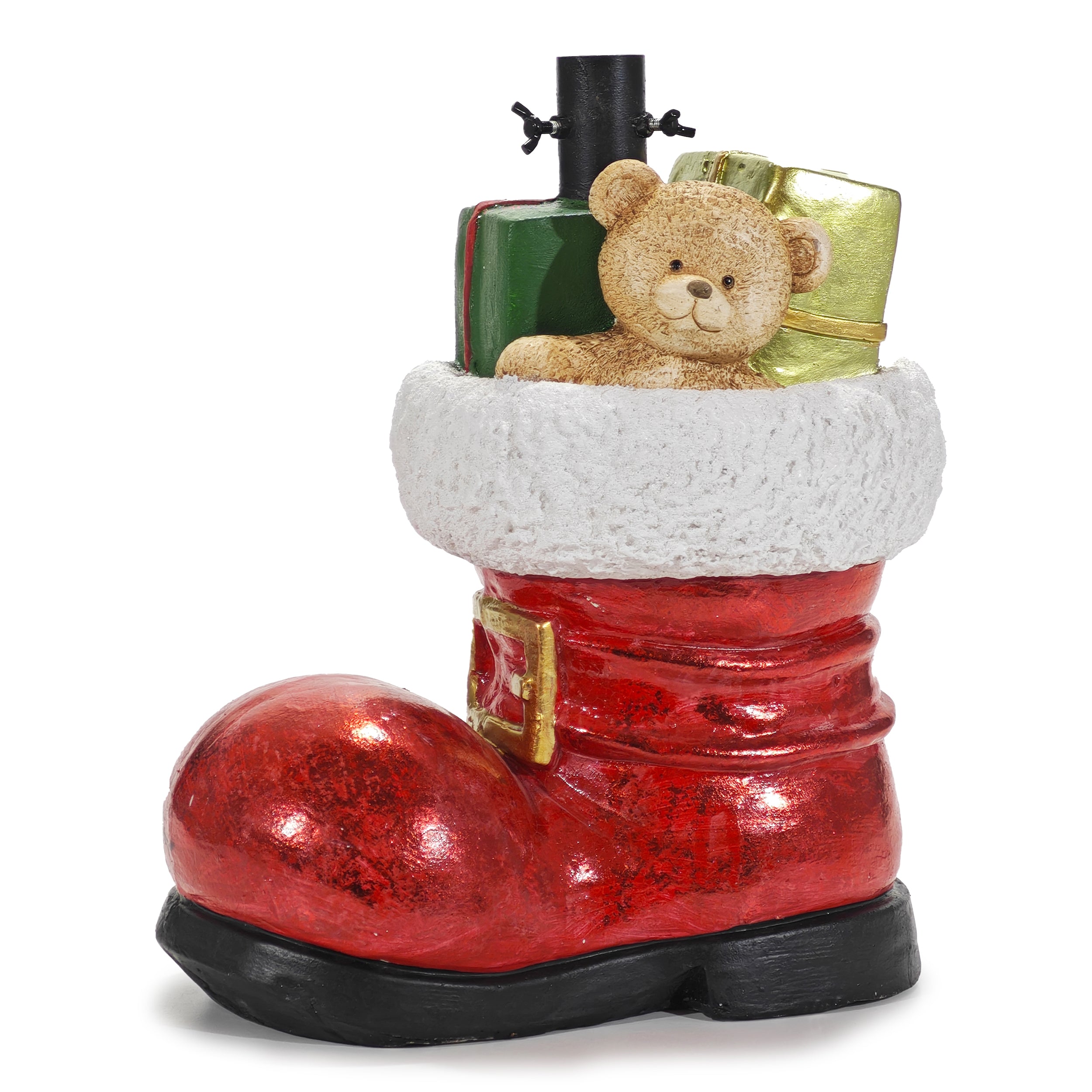 VESTIAMO CASA GRAN NATALE - Base Albero Stivale di Babbo Natale h46x36x22 cm