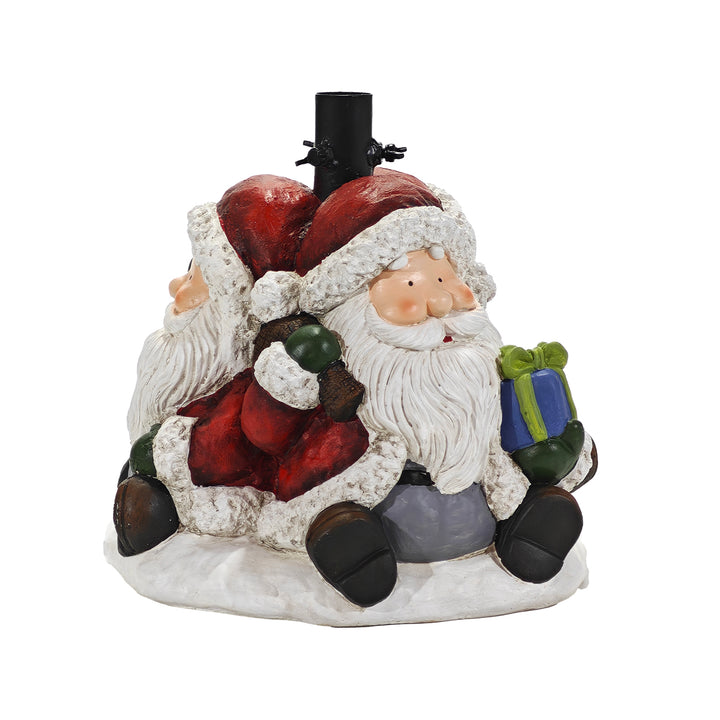 VESTIAMO CASA GRAN NATALE - Base Albero Babbo Natale h31x27x27 cm