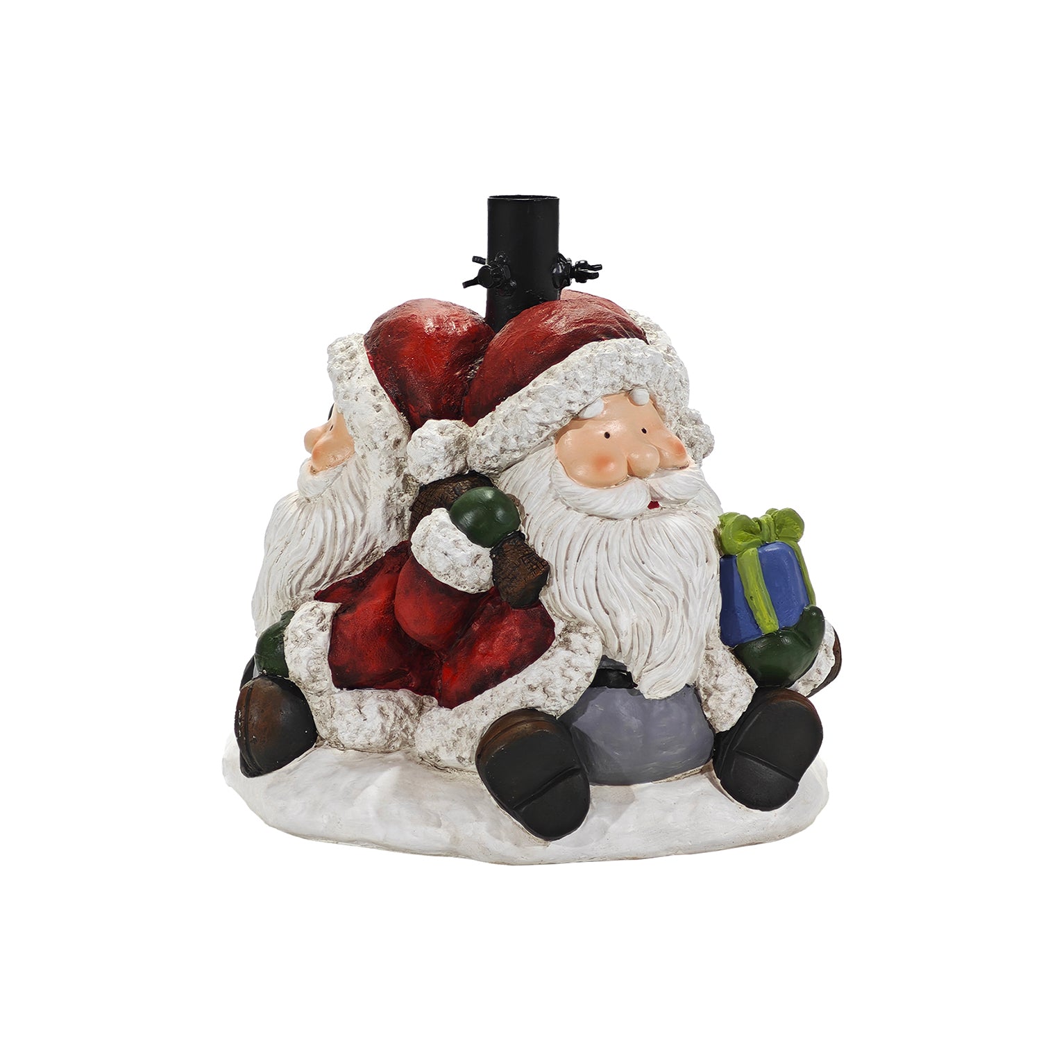 VESTIAMO CASA GRAN NATALE - Base Albero Babbo Natale h31x27x27 cm