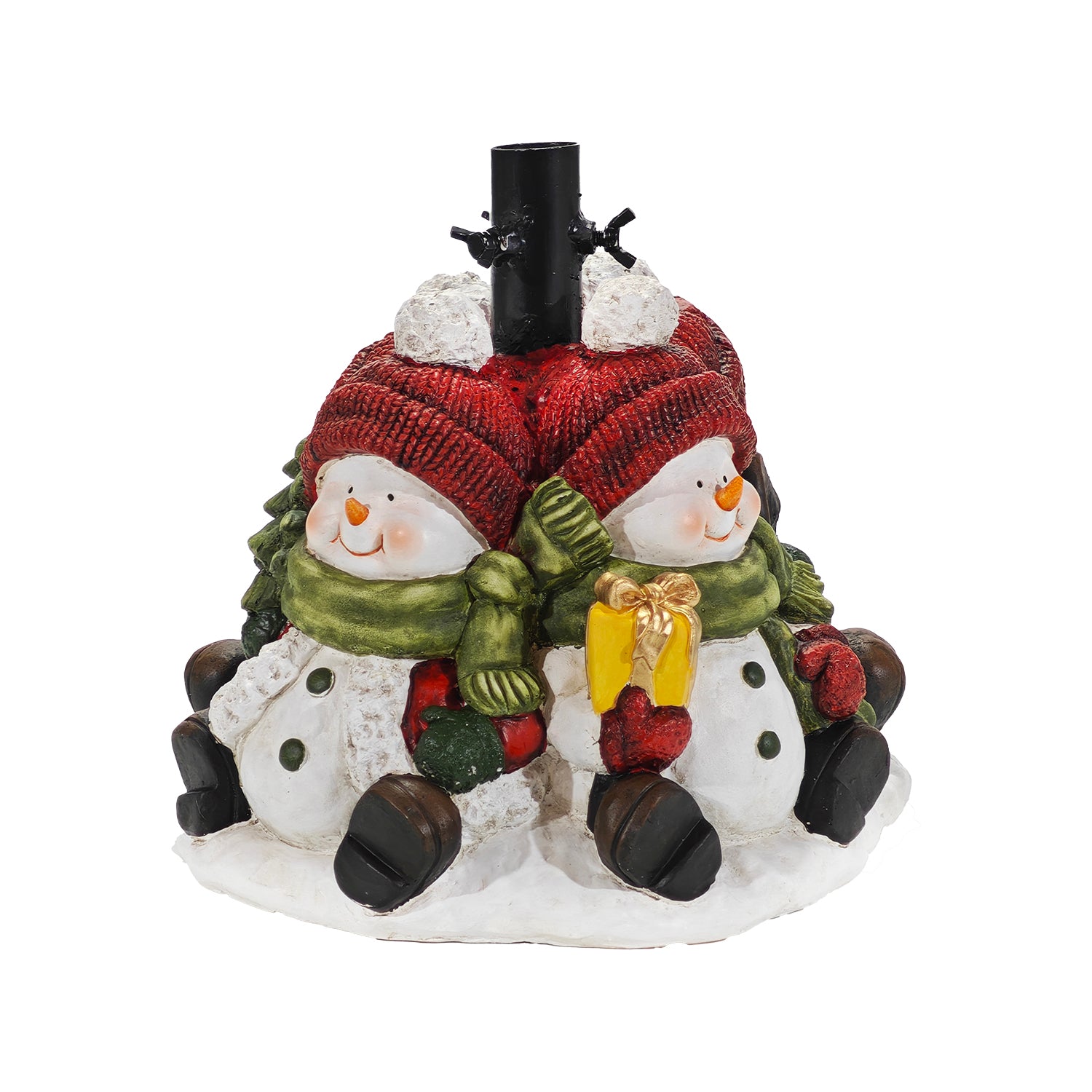 VESTIAMO CASA GRAN NATALE - Base Albero Pupazzo di Neve h31x27x27 cm