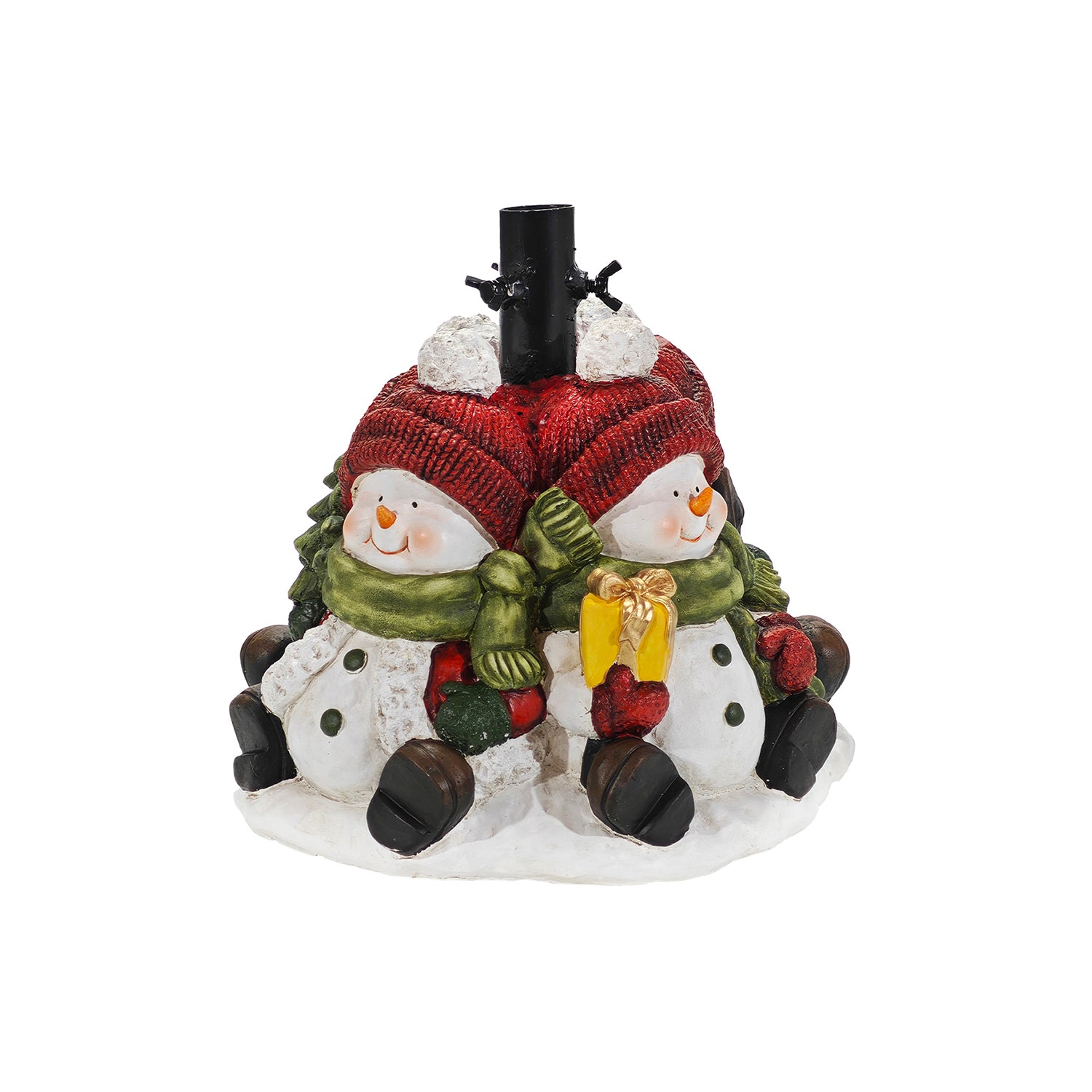 VESTIAMO CASA GRAN NATALE - Base Albero Pupazzo di Neve h31x27x27 cm