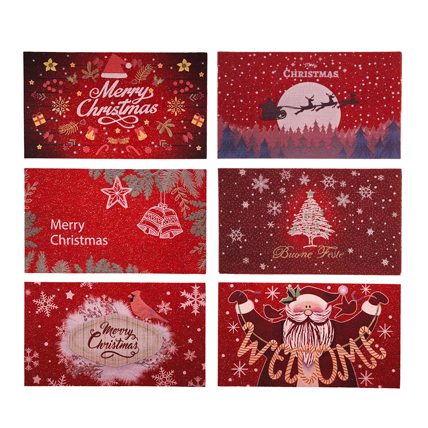 VESTIAMO CASA GRAN NATALE - Zerbino Natalizio Antiscivolo 40x70 cm