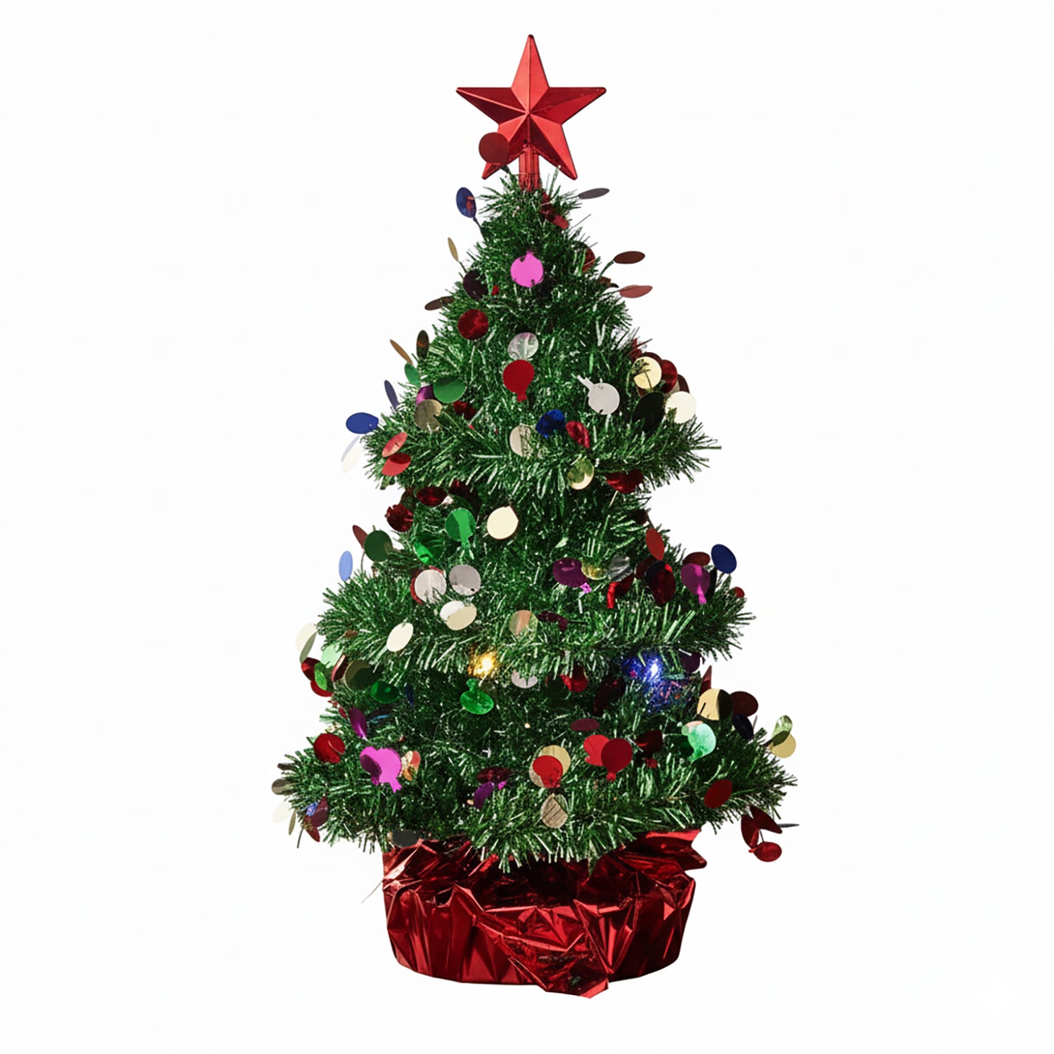 DICTROLUX - Albero Luminoso 20 LED Multicolor h35 cm