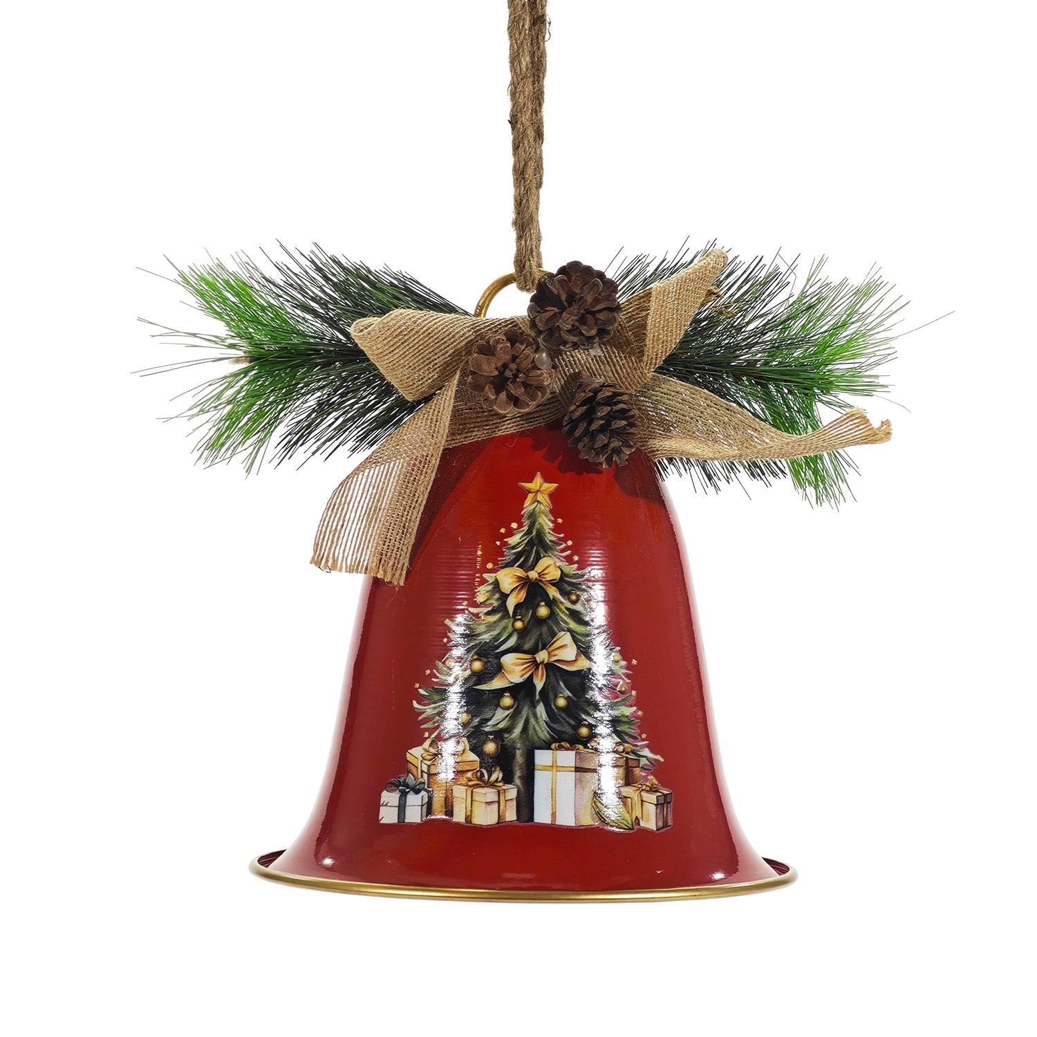 VESTIAMO CASA GRAN NATALE - Appendino Campana Natalizia h25 cm