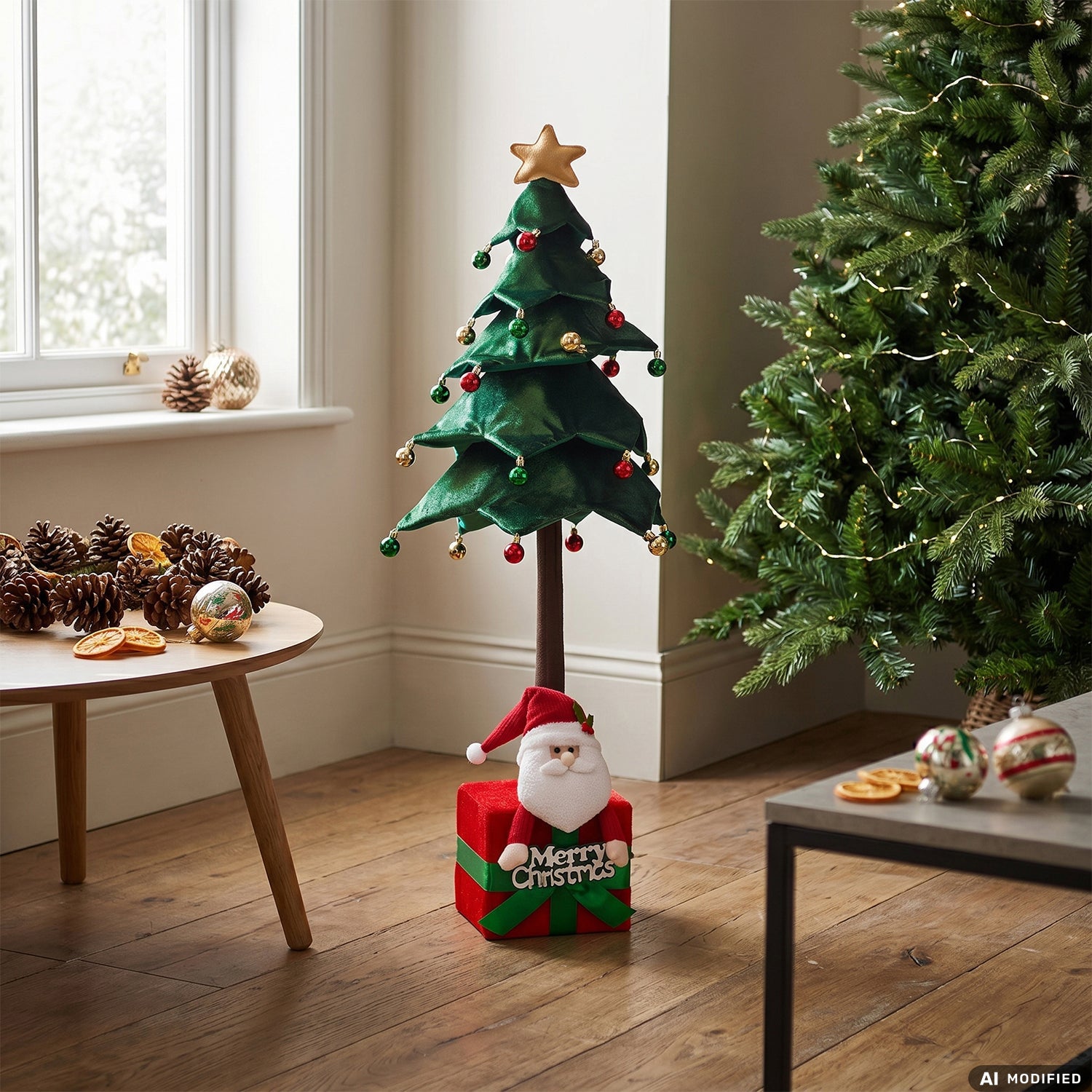VESTIAMO CASA GRAN NATALE - Decorazione Natalizia Albero con Personaggi h98 cm