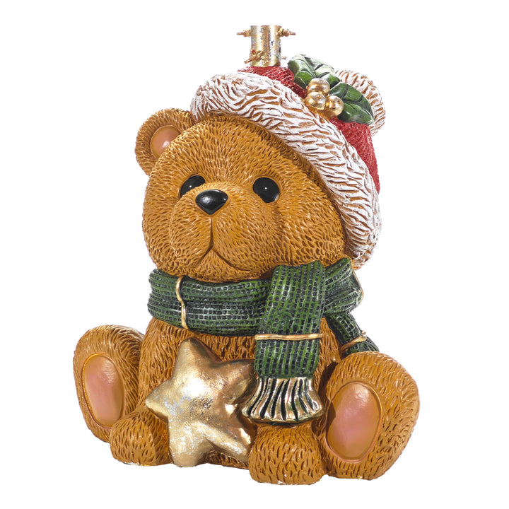 VESTIAMO CASA GRAN NATALE - Base Albero Orso Natalizio h54x50x36 cm