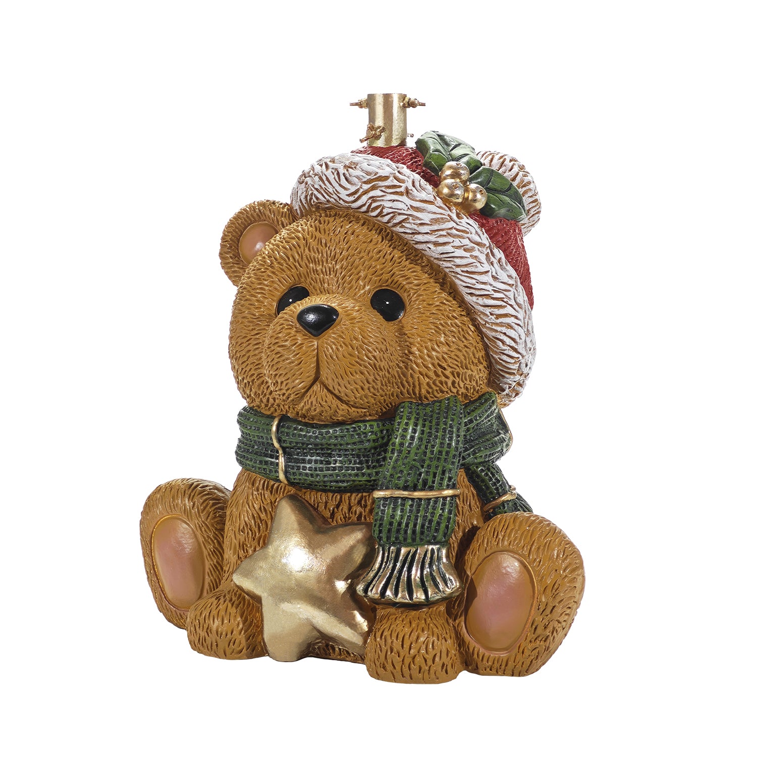 VESTIAMO CASA GRAN NATALE - Base Albero di Natale Orso Decorativo h54 cm