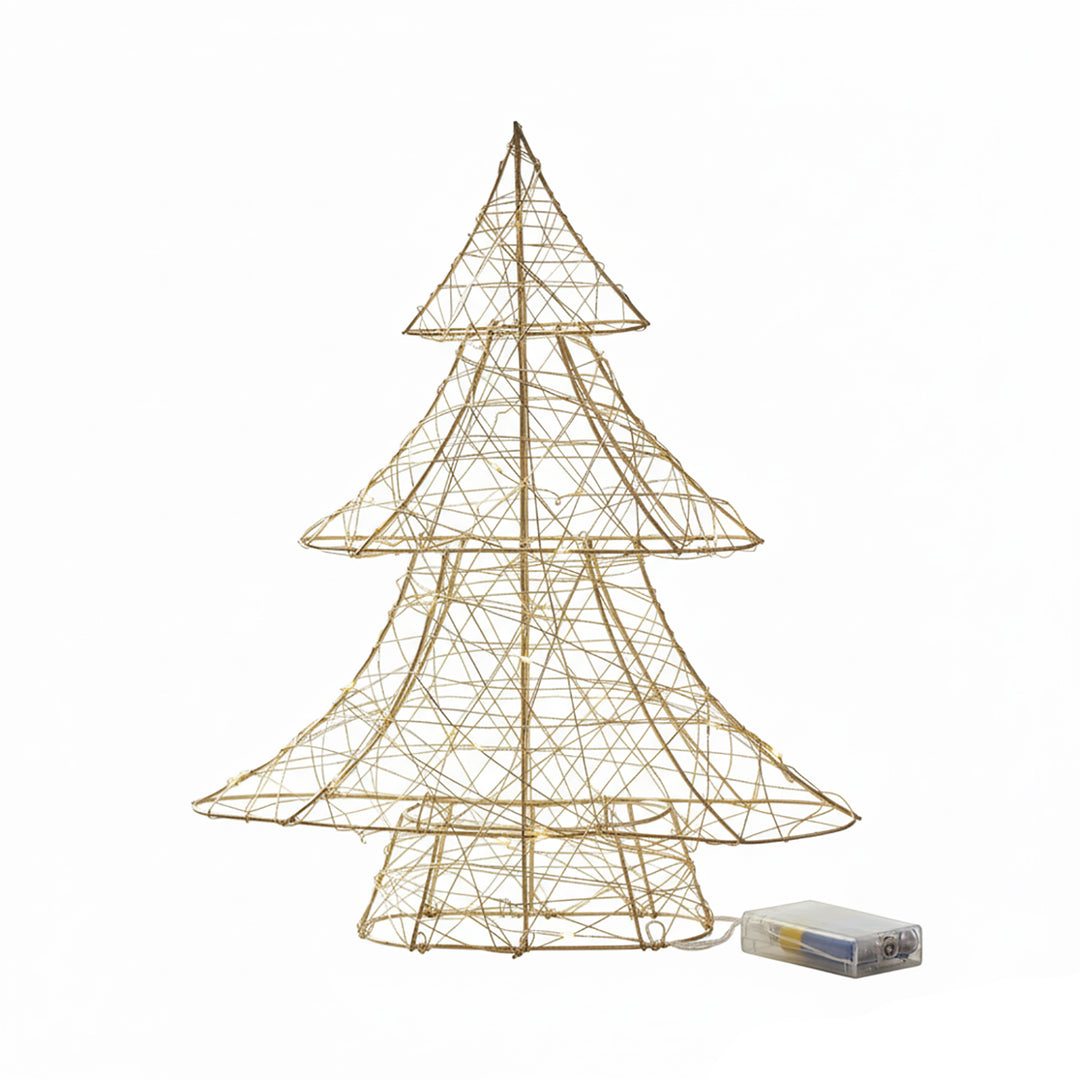Albero di Natale luminoso con MicroLed Marrone decorazione da esterno Albero di Natale luminoso con MicroLed Marrone decorazione da esterno