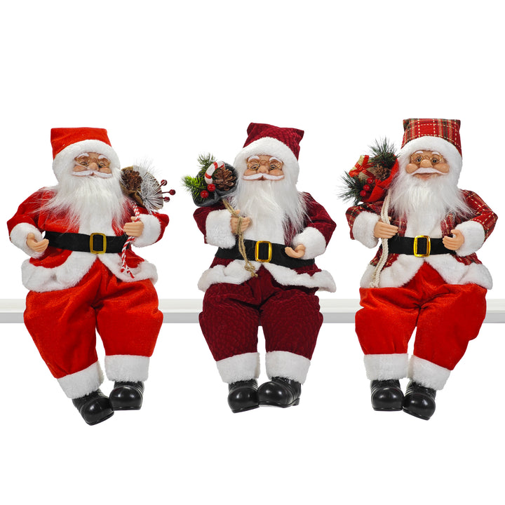 VESTIAMO CASA GRAN NATALE - Babbo Natale Seduto h40 cm