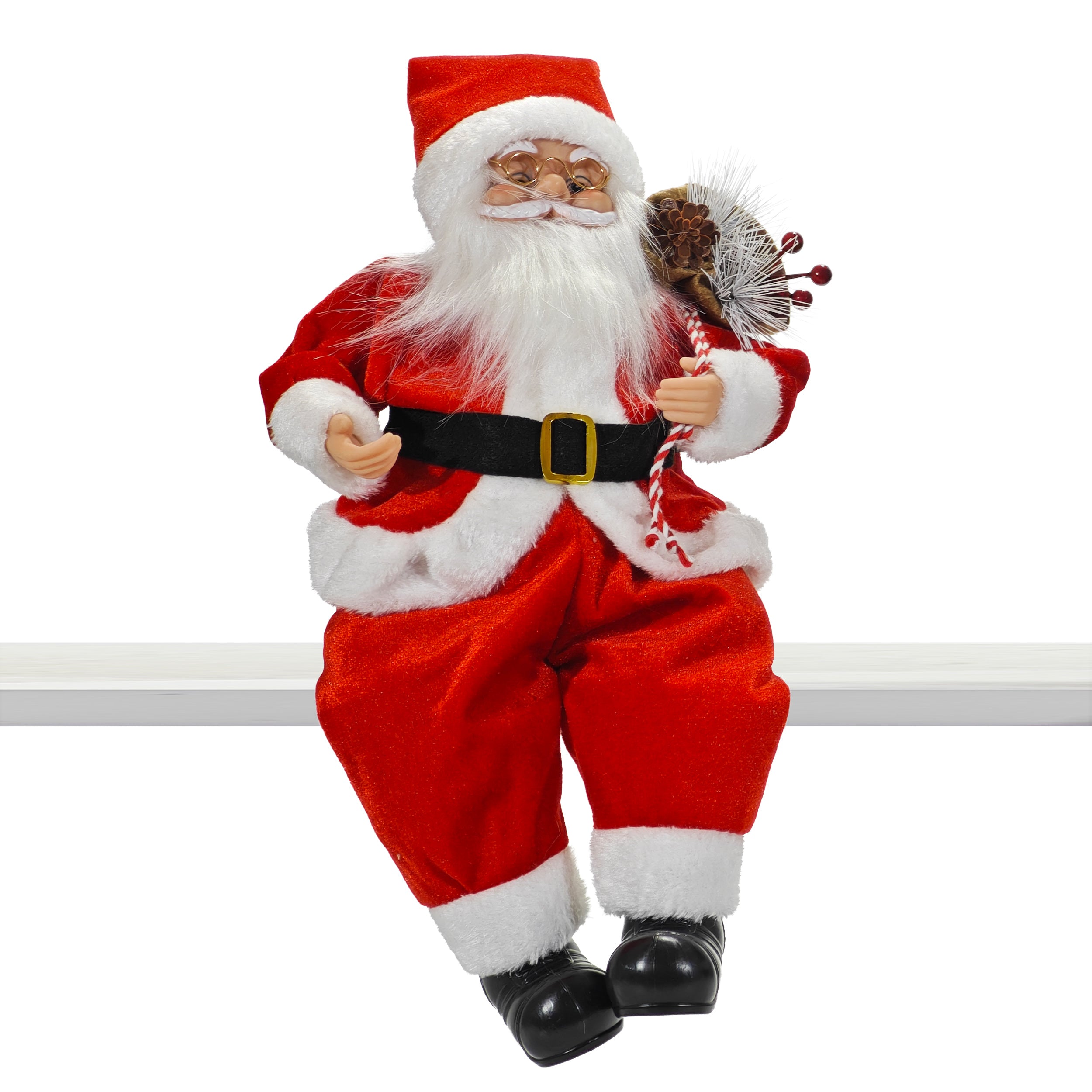 VESTIAMO CASA GRAN NATALE - Babbo Natale Seduto h40 cm