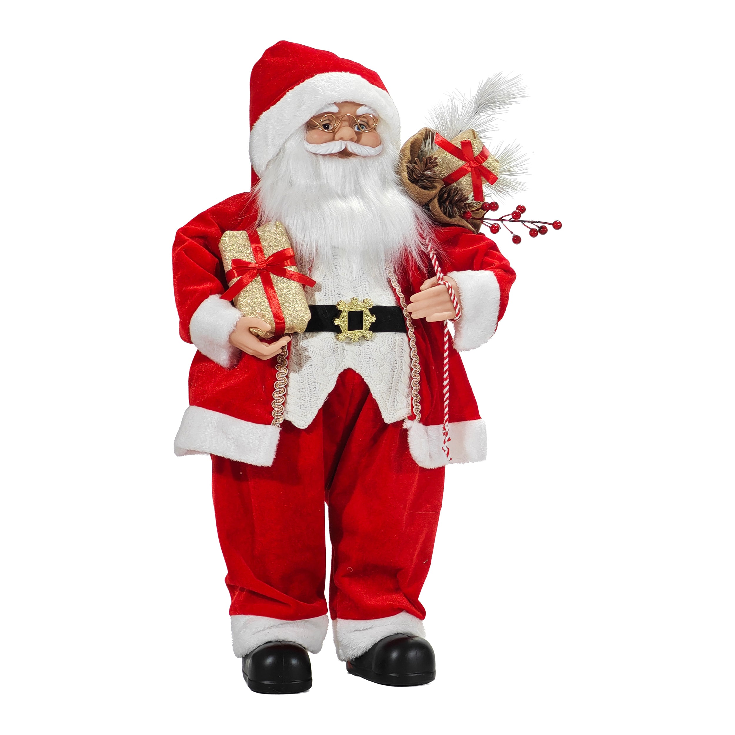 VESTIAMO CASA GRAN NATALE - Babbo Natale h80 cm