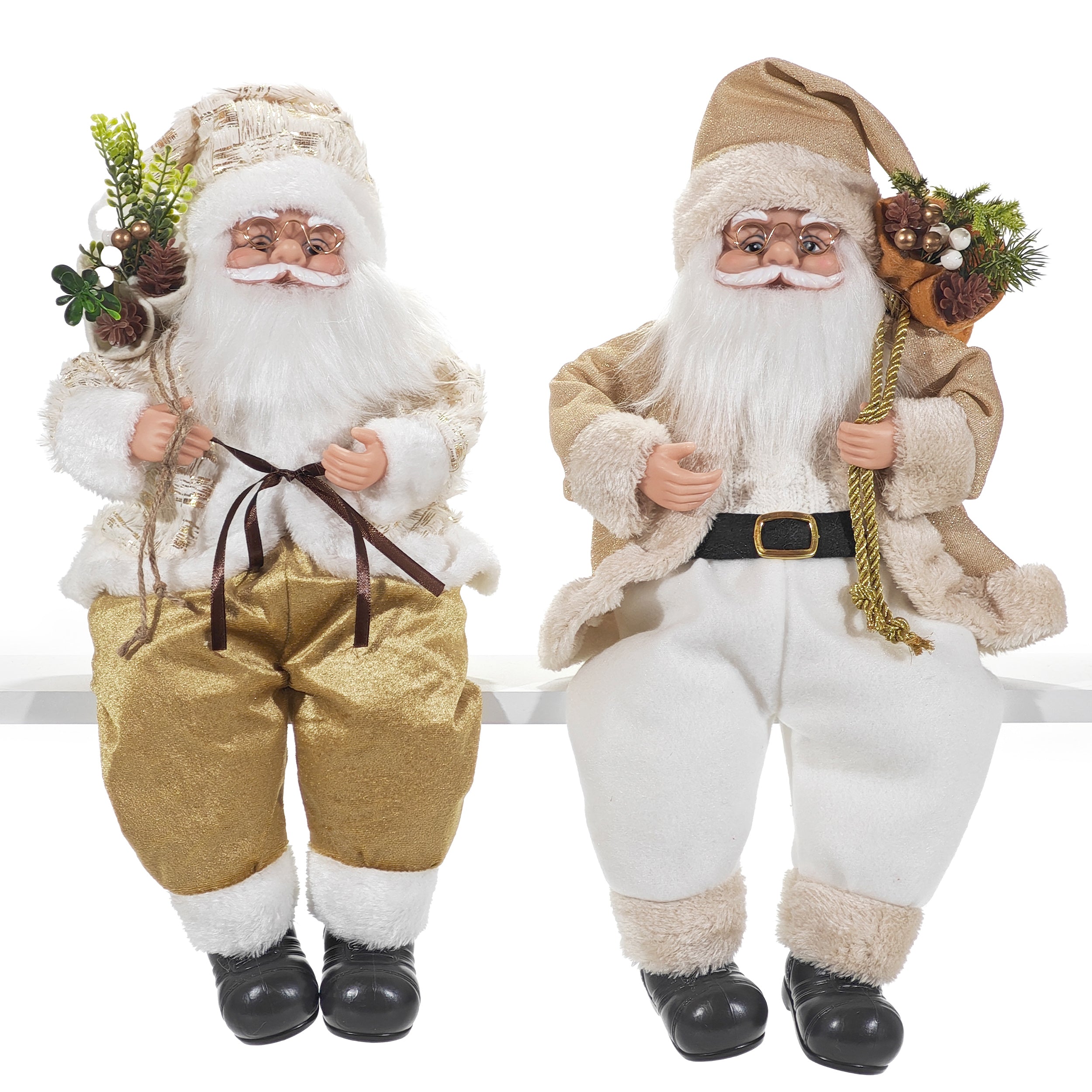 VESTIAMO CASA GRAN NATALE - Babbo Natale Seduto h40 cm