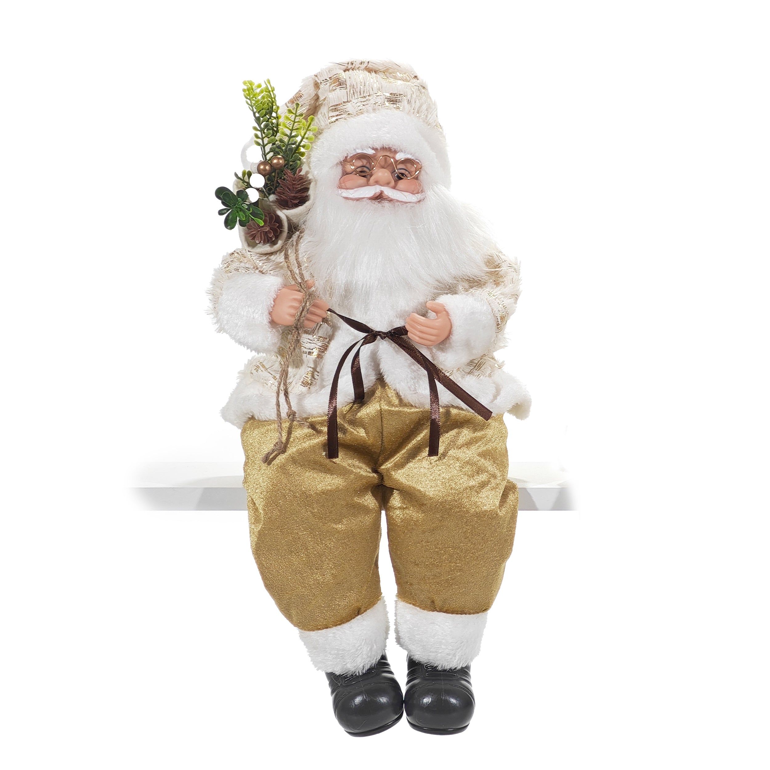 VESTIAMO CASA GRAN NATALE - Babbo Natale Seduto h40 cm