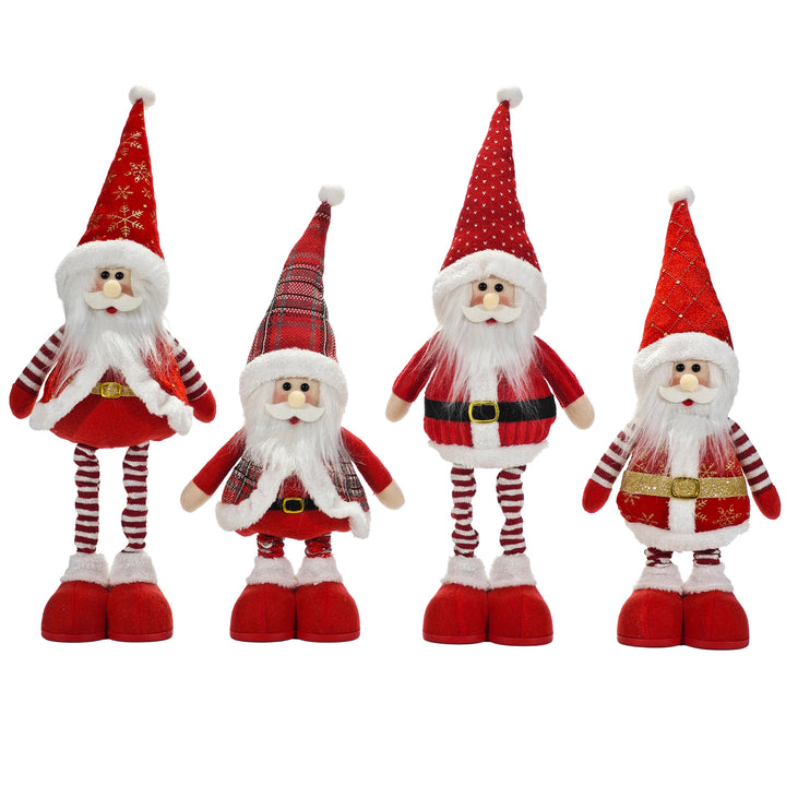 VESTIAMO CASA GRAN NATALE - Babbo Natale con gambe allungabili altezza max 55 cm