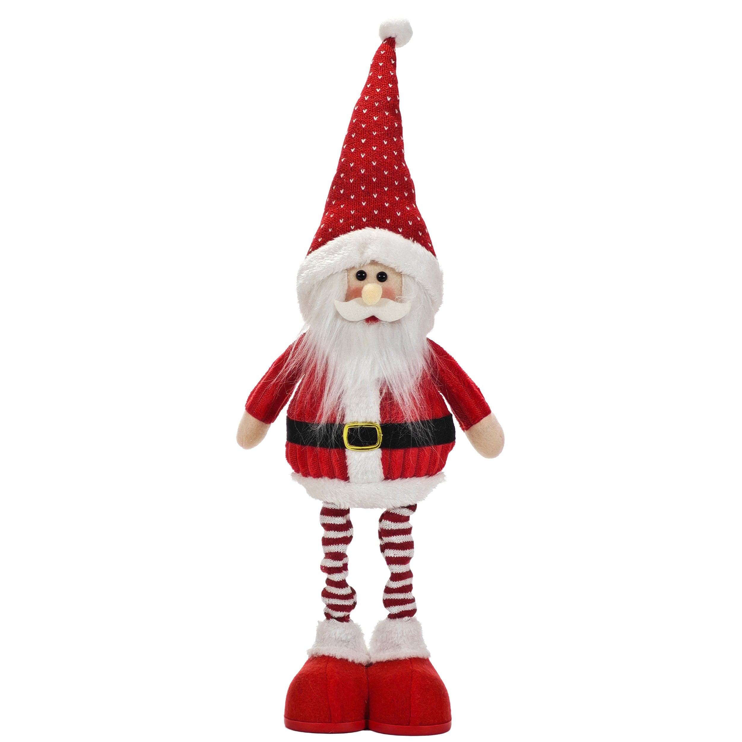 VESTIAMO CASA GRAN NATALE - Babbo Natale con gambe allungabili altezza max 55 cm