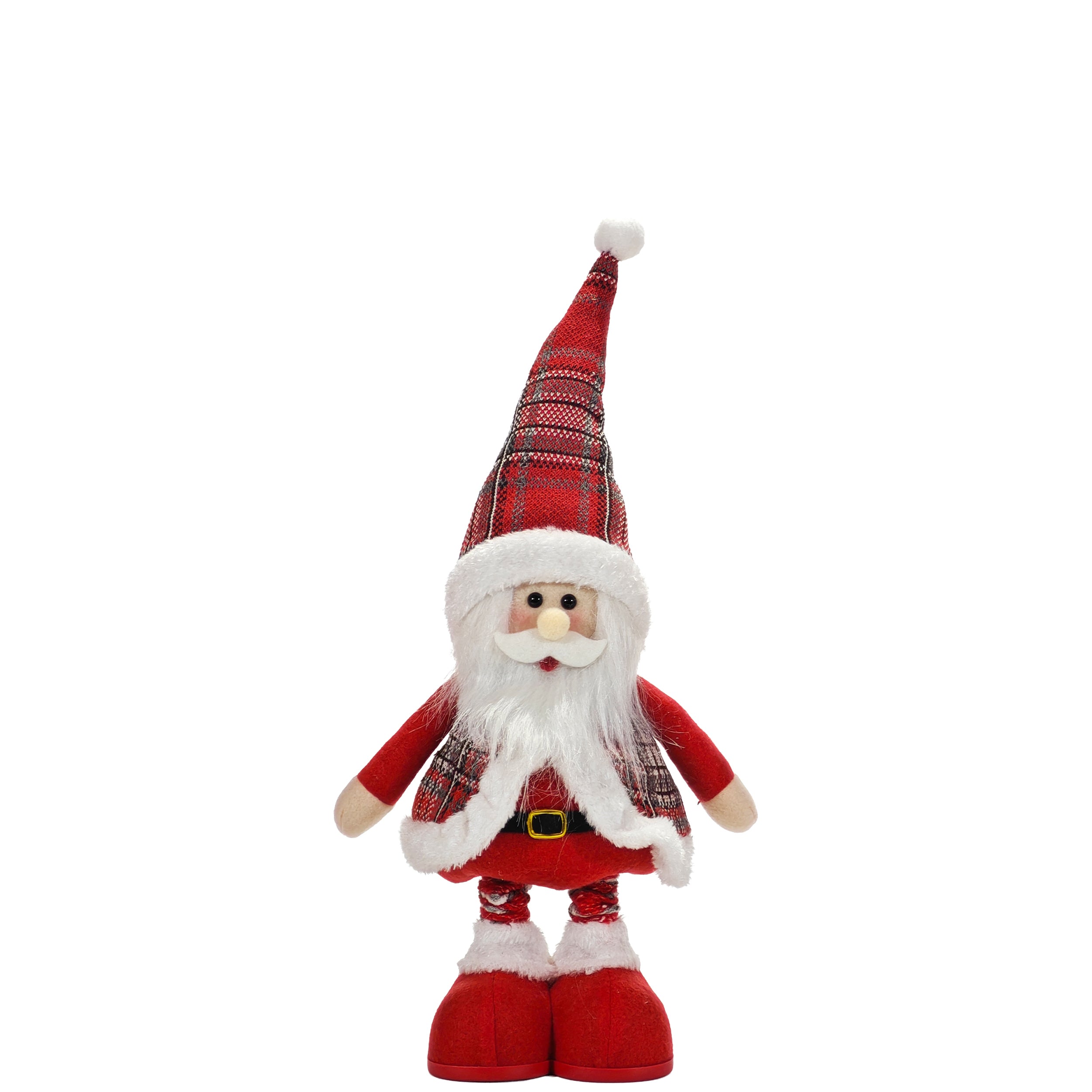 VESTIAMO CASA GRAN NATALE - Babbo Natale con gambe allungabili altezza max 55 cm