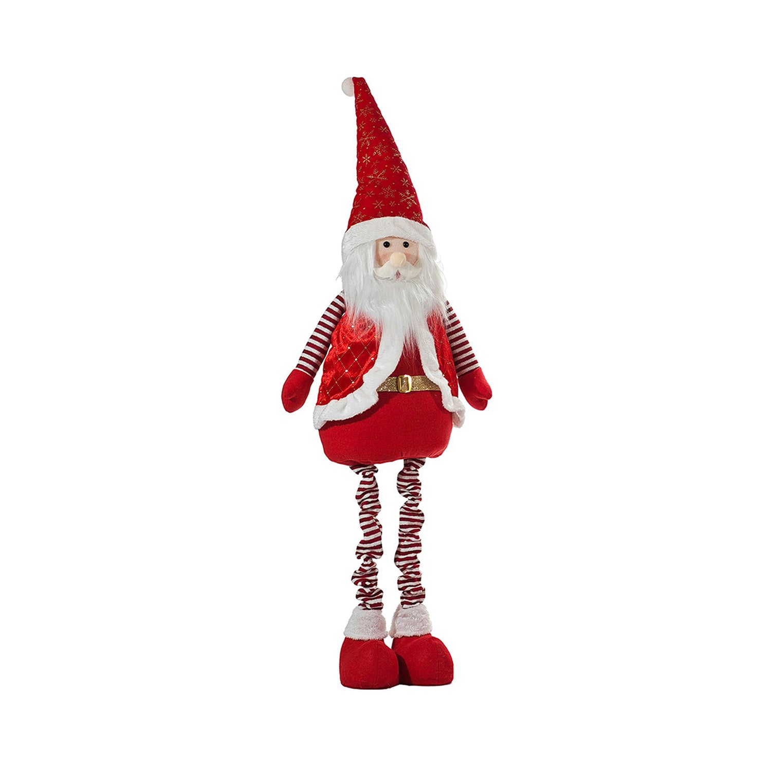 VESTIAMO CASA GRAN NATALE - Babbo Natale con Gambe Allungabili altezza max 130 cm