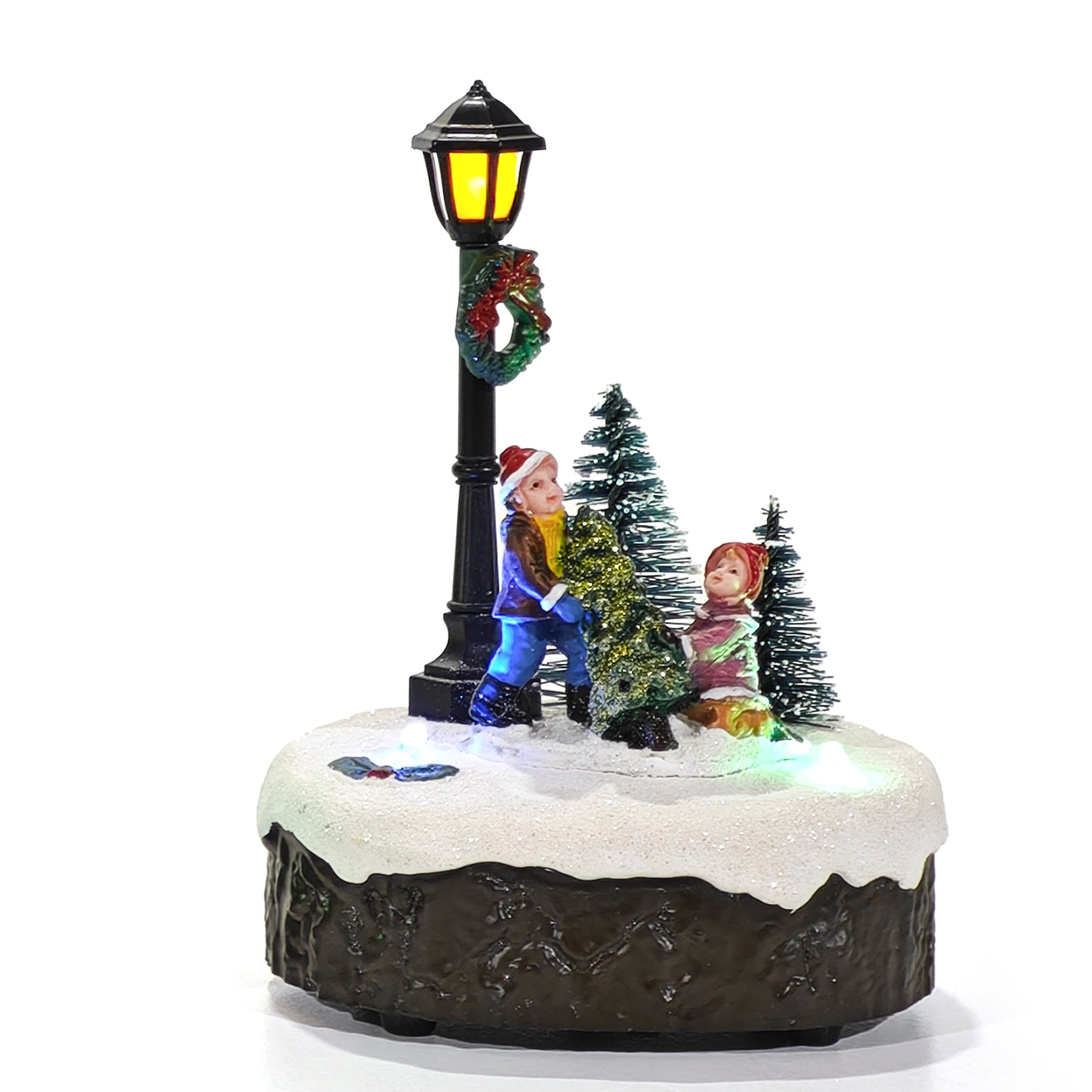 VESTIAMO CASA GRAN NATALE - Ambientazione Natalizia h12,9x9,6x7,2 cm