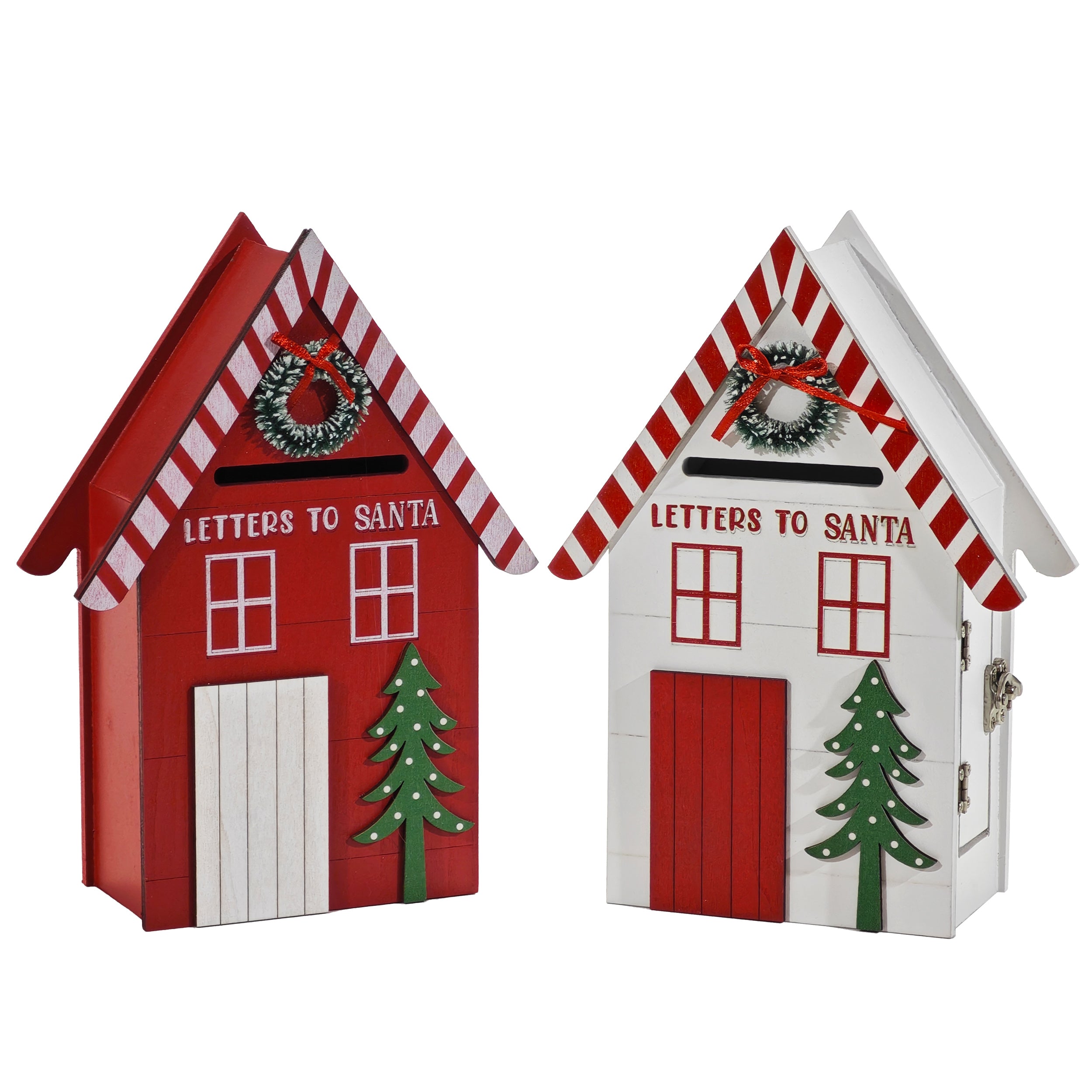 VESTIAMO CASA GRAN NATALE - Cassetta Postale Natalizia Letters for Santa h23x16x7,5 cm