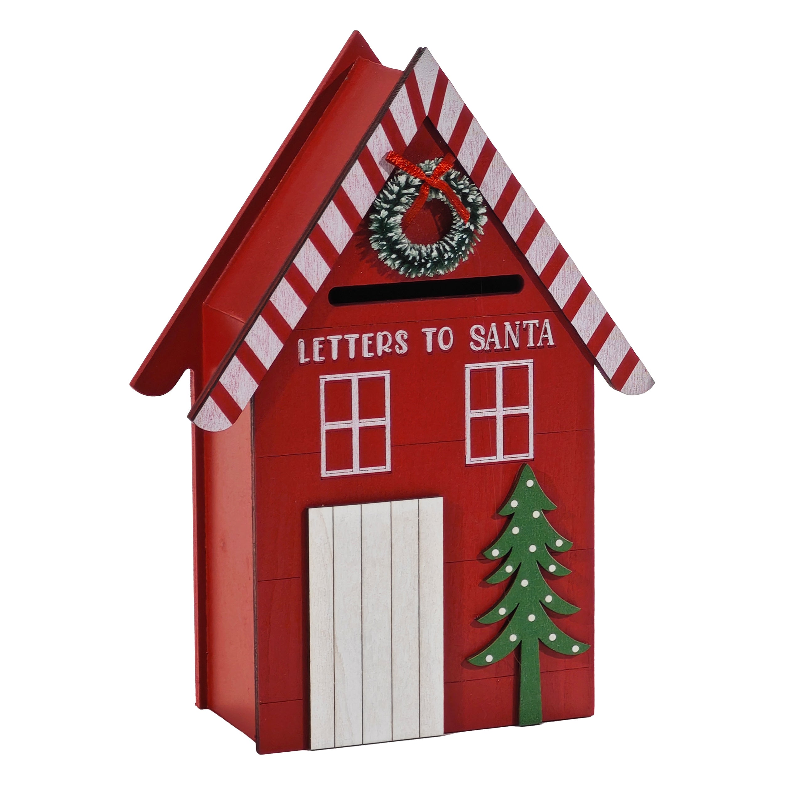 VESTIAMO CASA GRAN NATALE - Cassetta Postale Natalizia Letters for Santa h23x16x7,5 cm